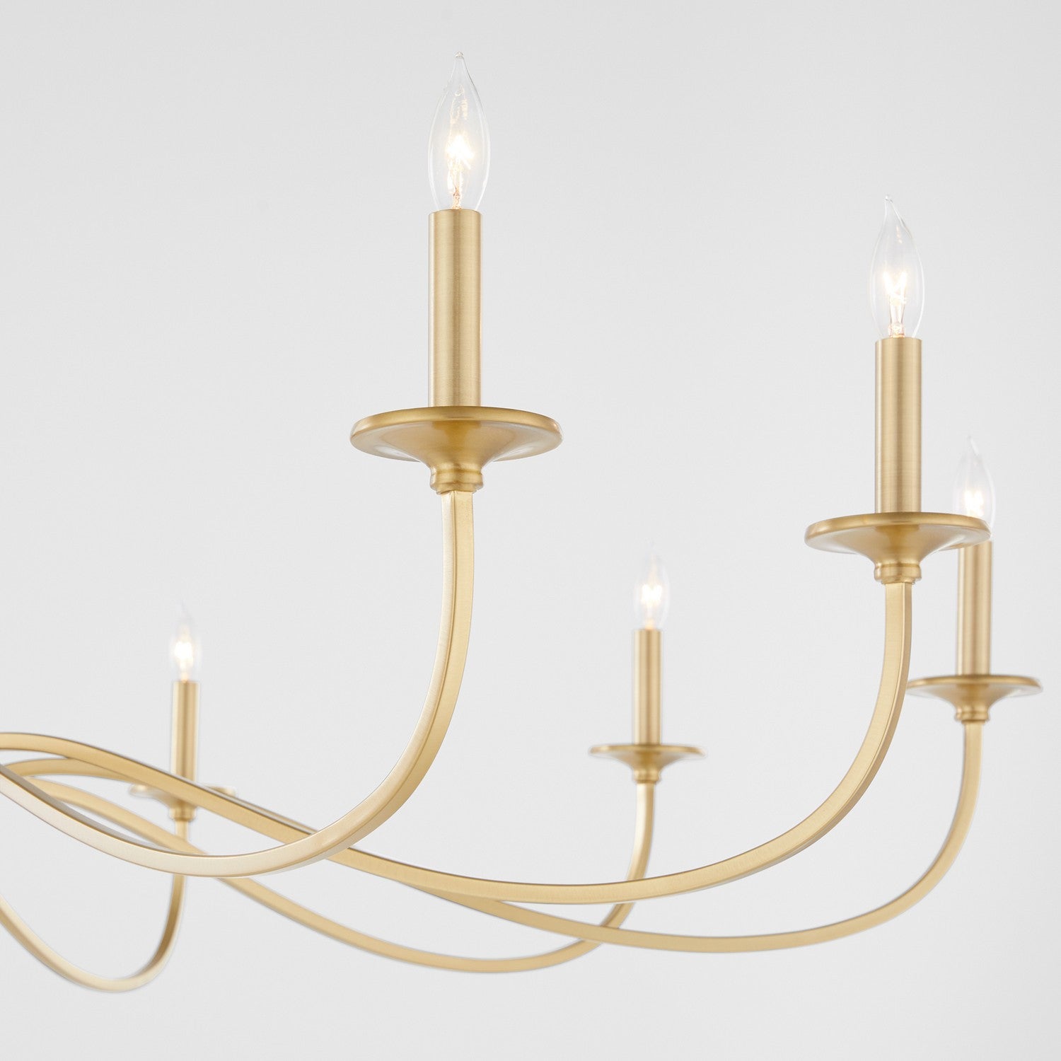 Quorum - 6021-10-80 - Ten Light Chandelier - Maryse - Aged Brass