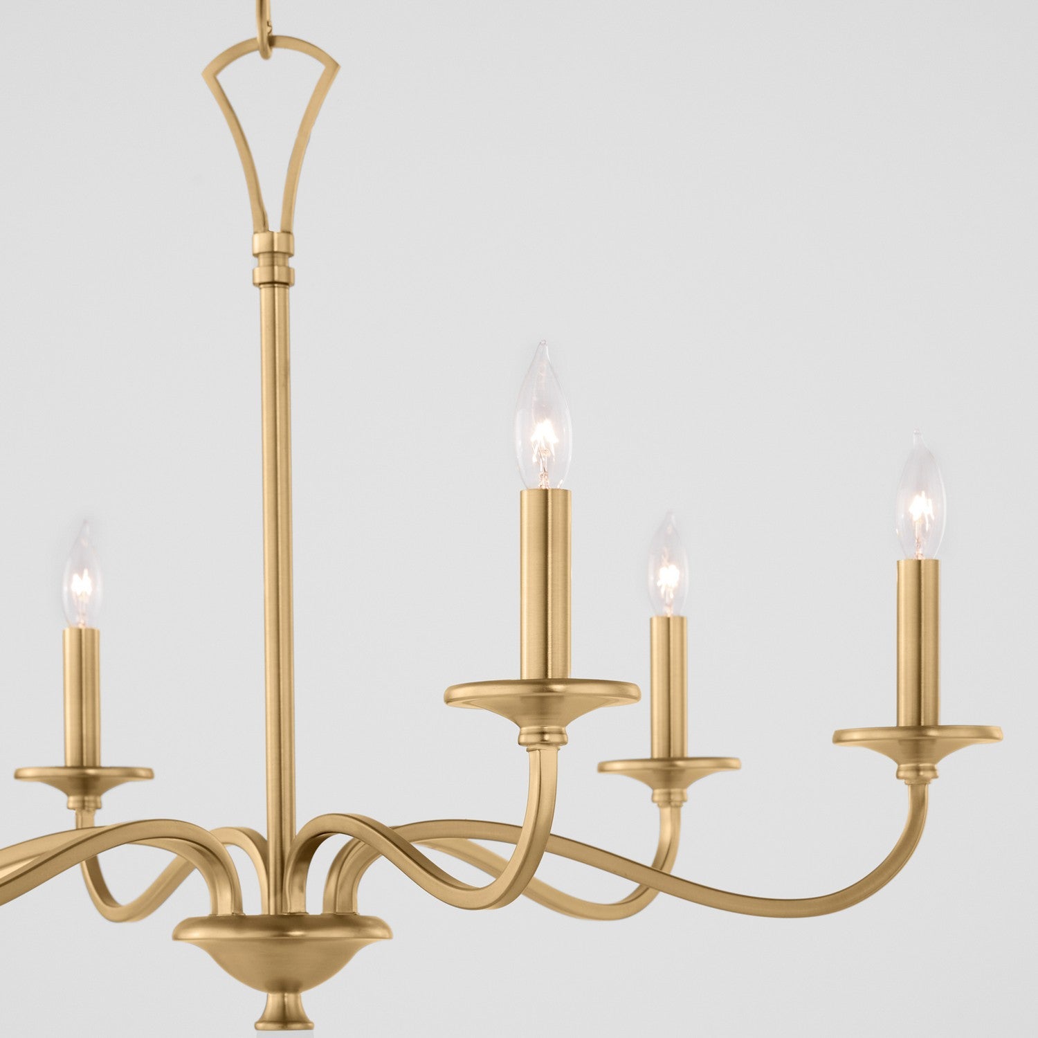 Quorum - 6021-6-80 - Six Light Chandelier - Maryse - Aged Brass