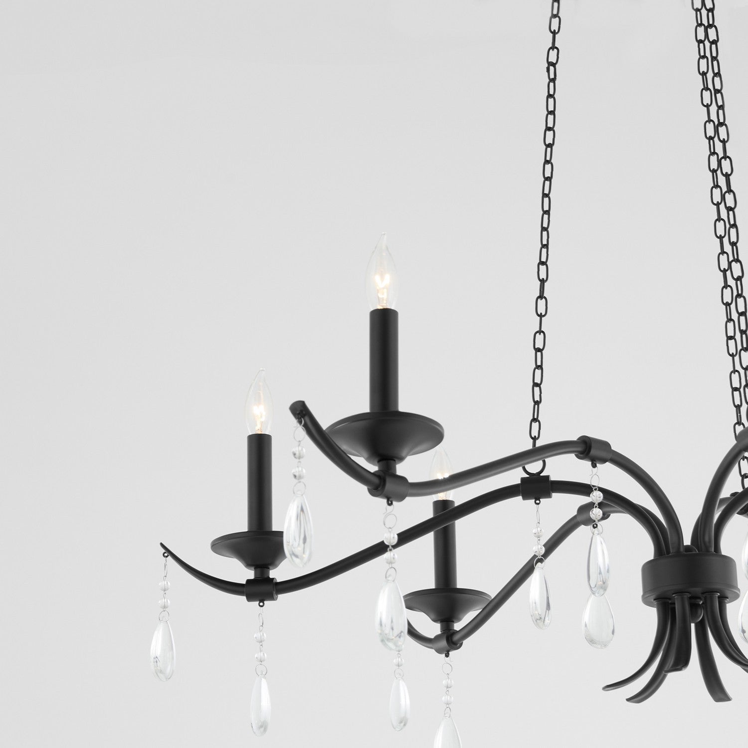Quorum - 603-6-59 - Six Light Chandelier - Lorelei - Matte Black