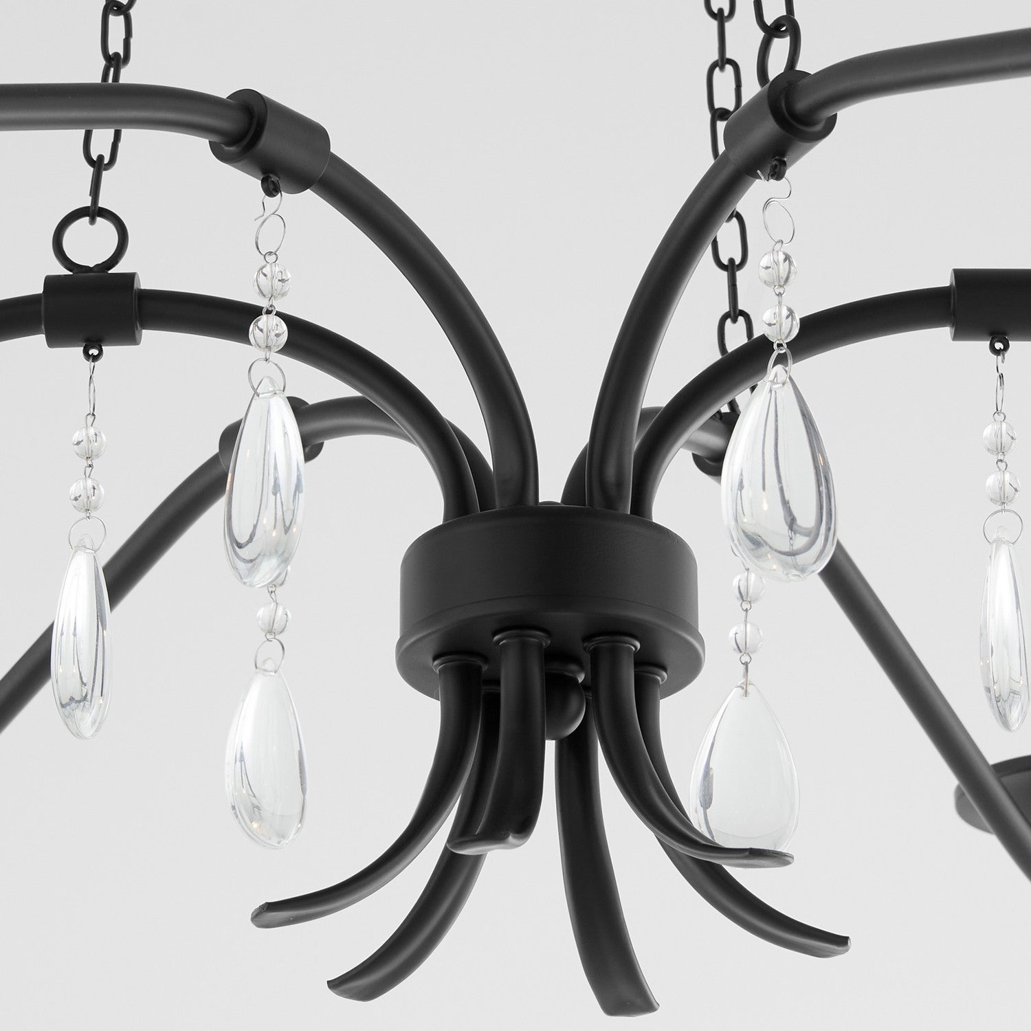 Quorum - 603-6-59 - Six Light Chandelier - Lorelei - Matte Black