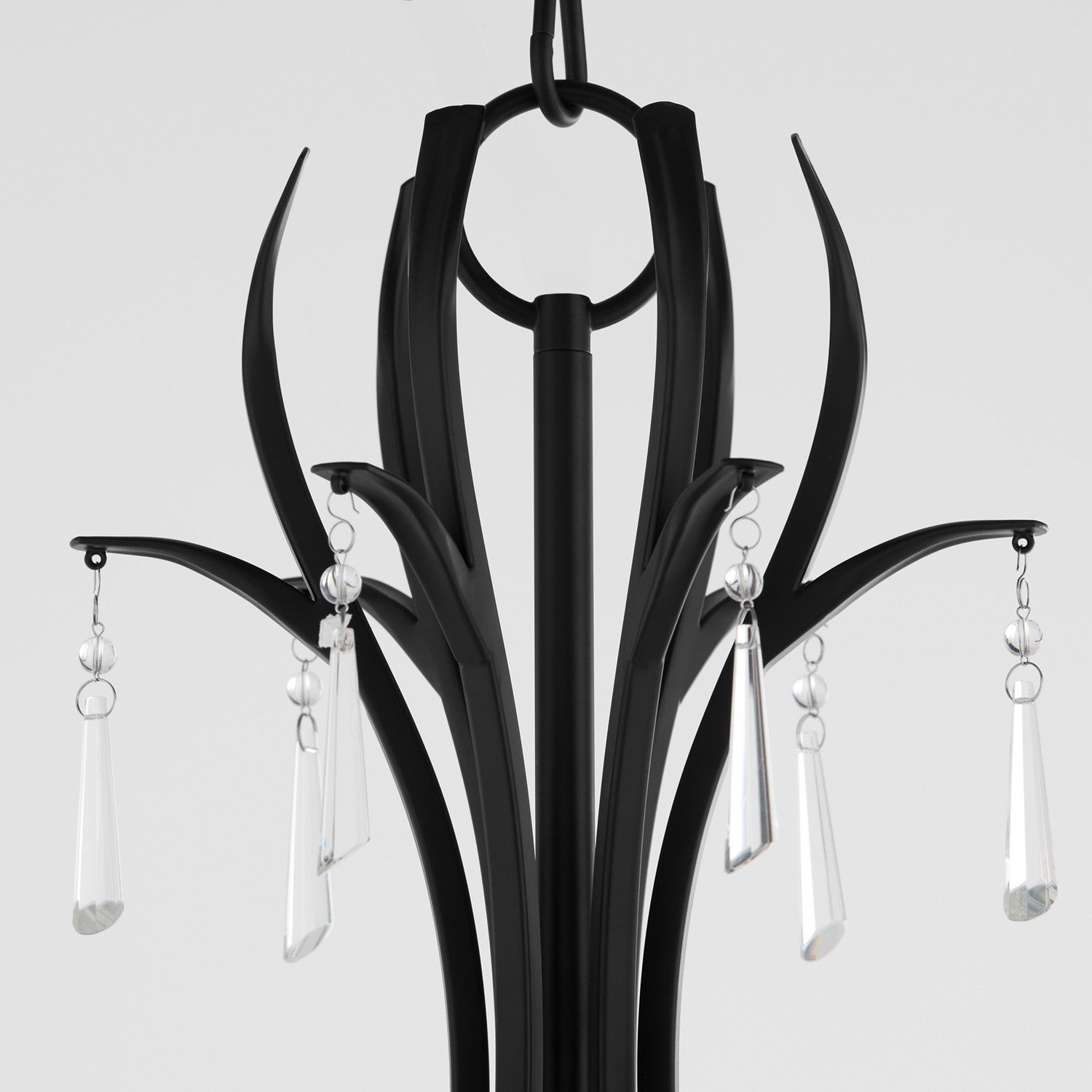 Quorum - 621-6-59 - Six Light Chandelier - Majesty - Matte Black