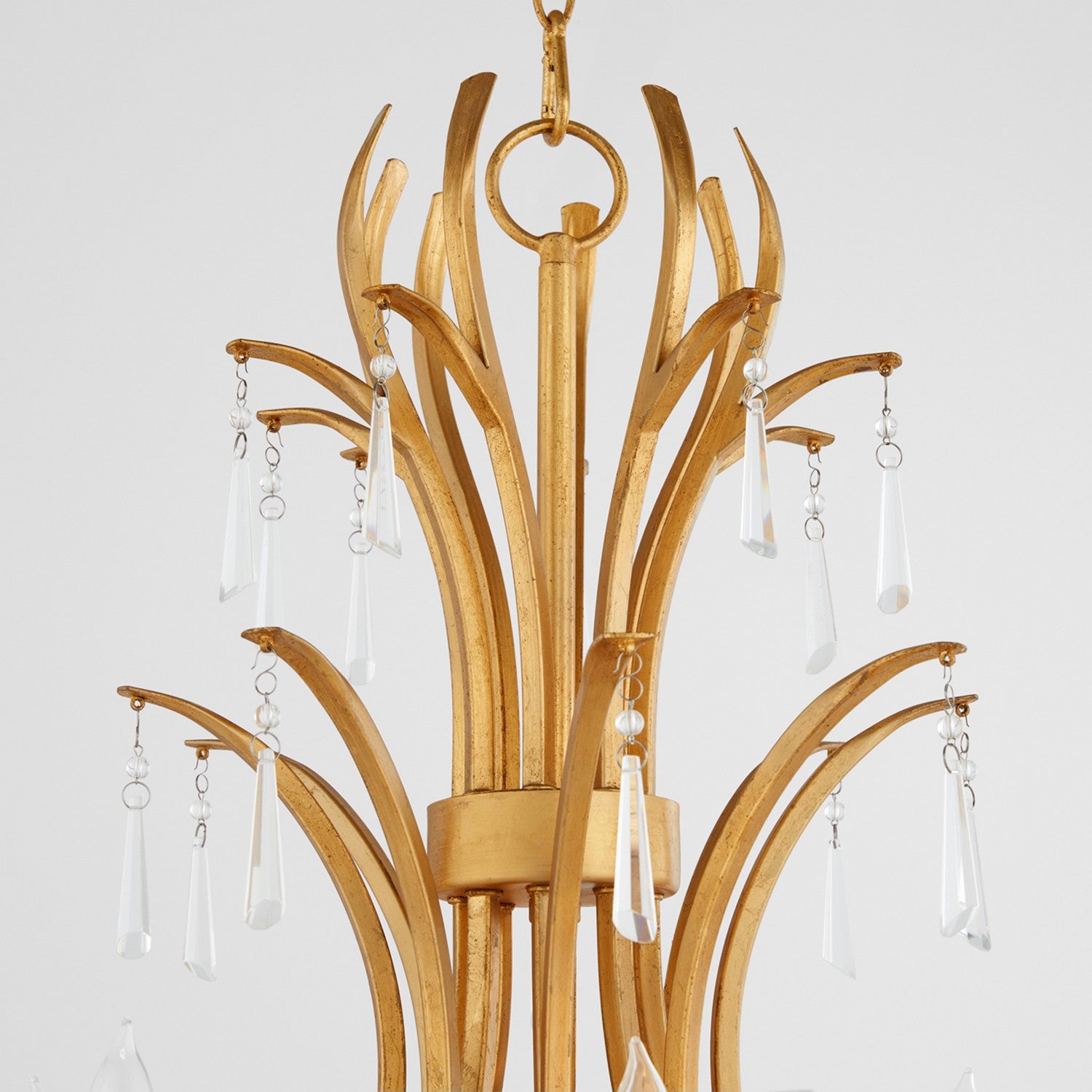 Quorum - 621-8-74 - Eight Light Chandelier - Majesty - Gold Leaf