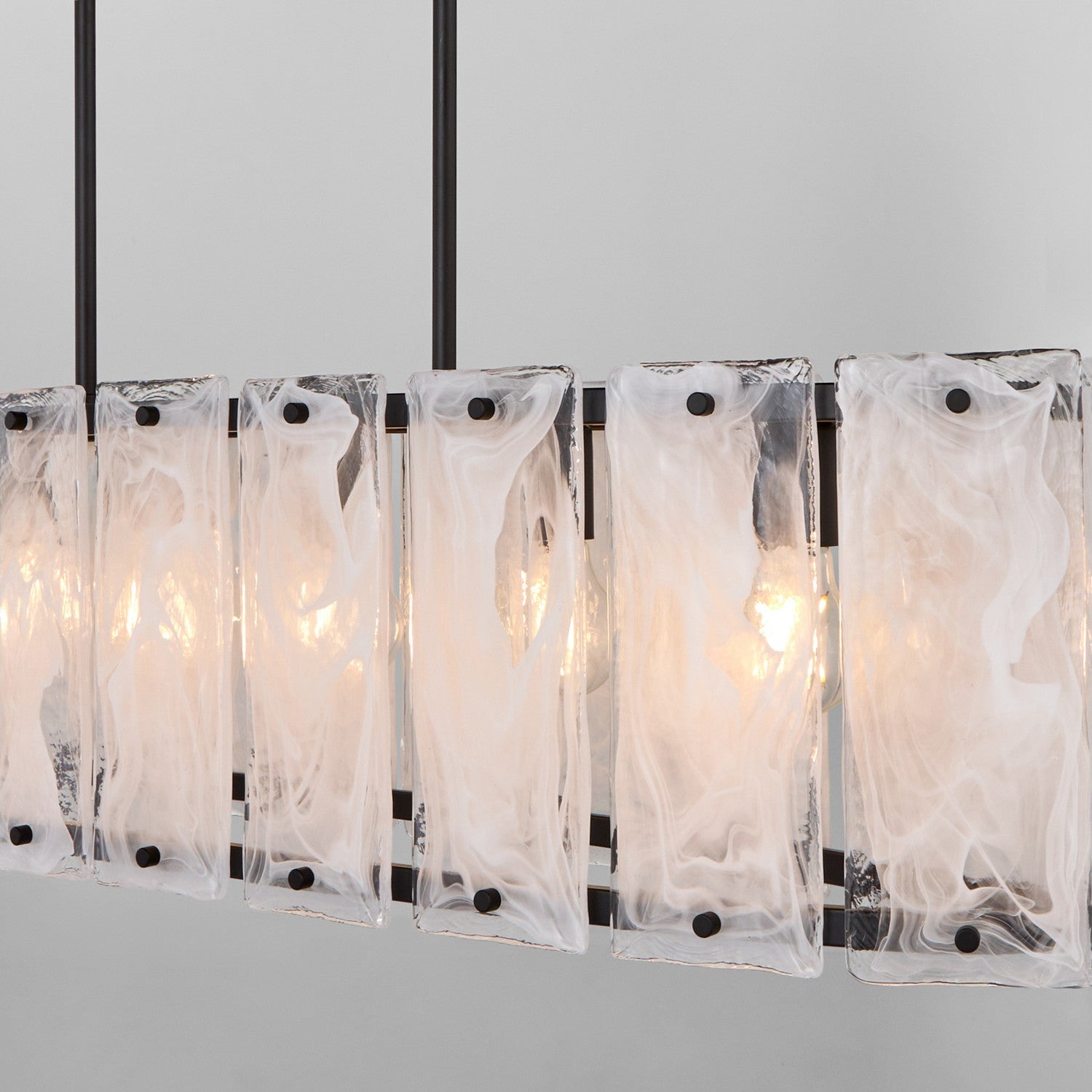 Quorum - 6575-6-59 - Six Light Linear Pendant - Prestige - Matte Black