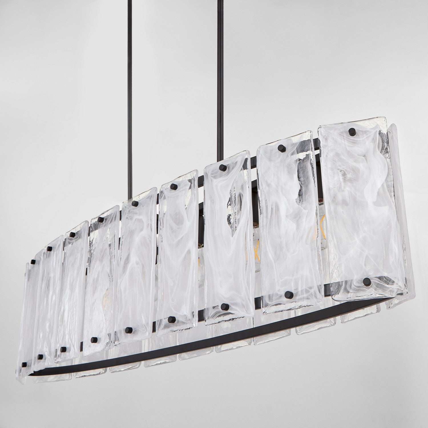 Quorum - 6575-6-59 - Six Light Linear Pendant - Prestige - Matte Black