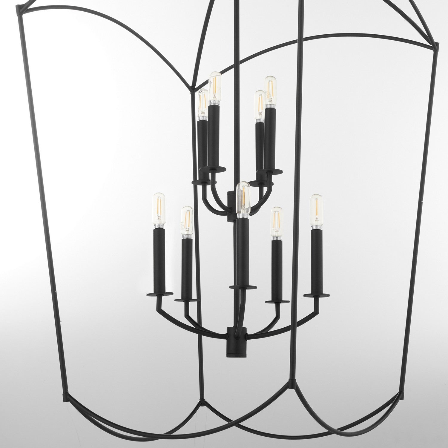 Quorum - 6812-9-59 - Nine Light Entry - Mantle - Matte Black