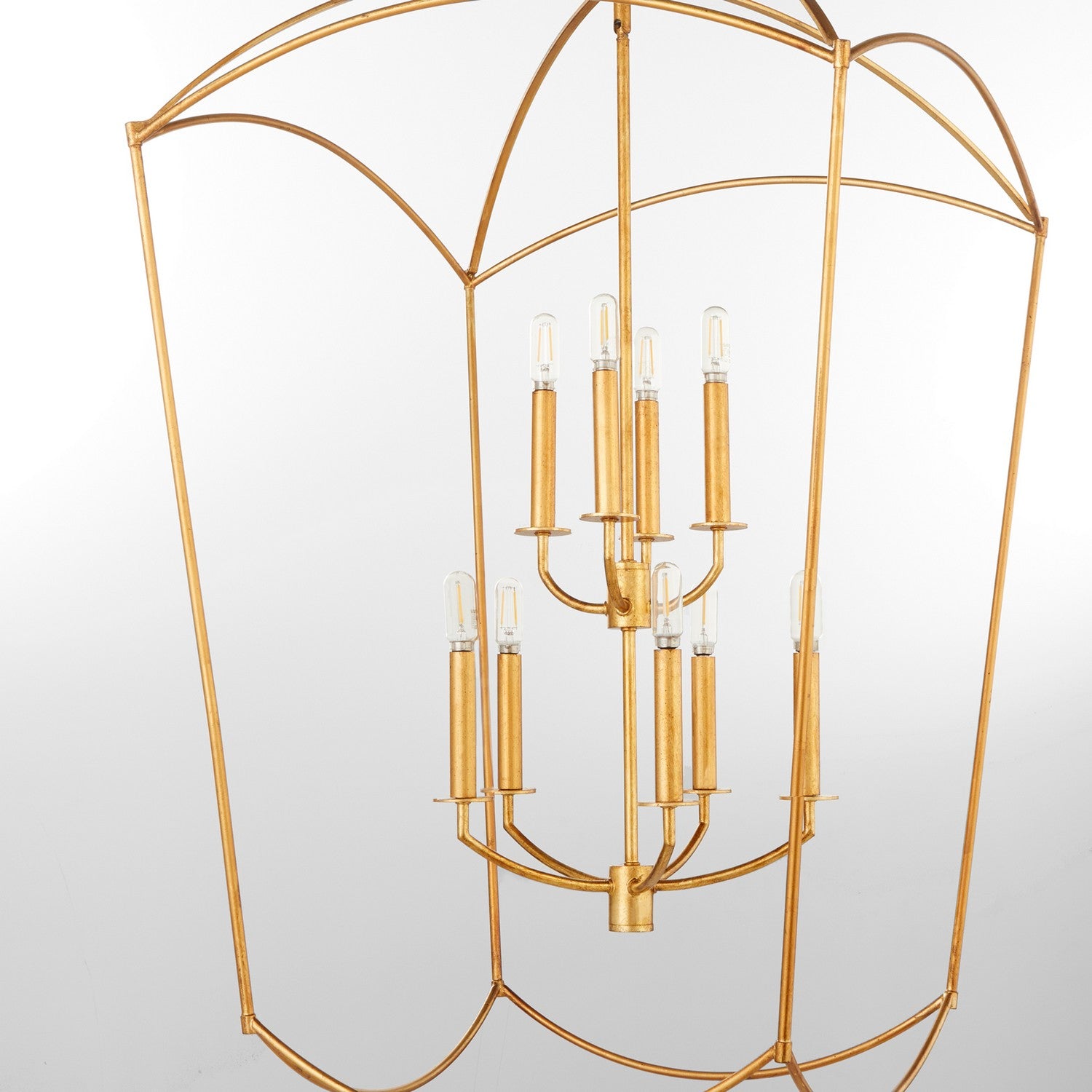 Quorum - 6812-9-74 - Nine Light Entry - Mantle - Gold Leaf