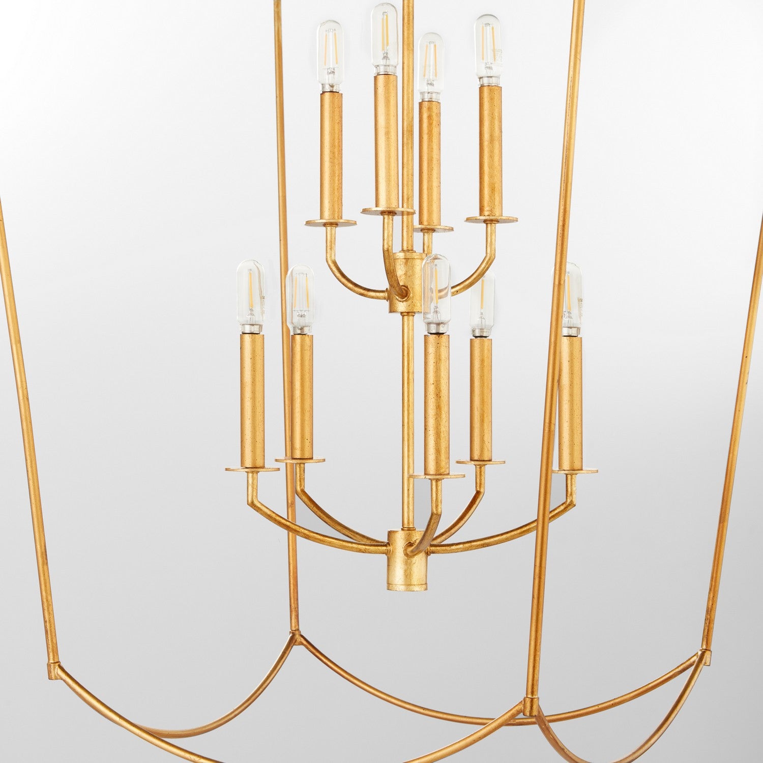 Quorum - 6812-9-74 - Nine Light Entry - Mantle - Gold Leaf