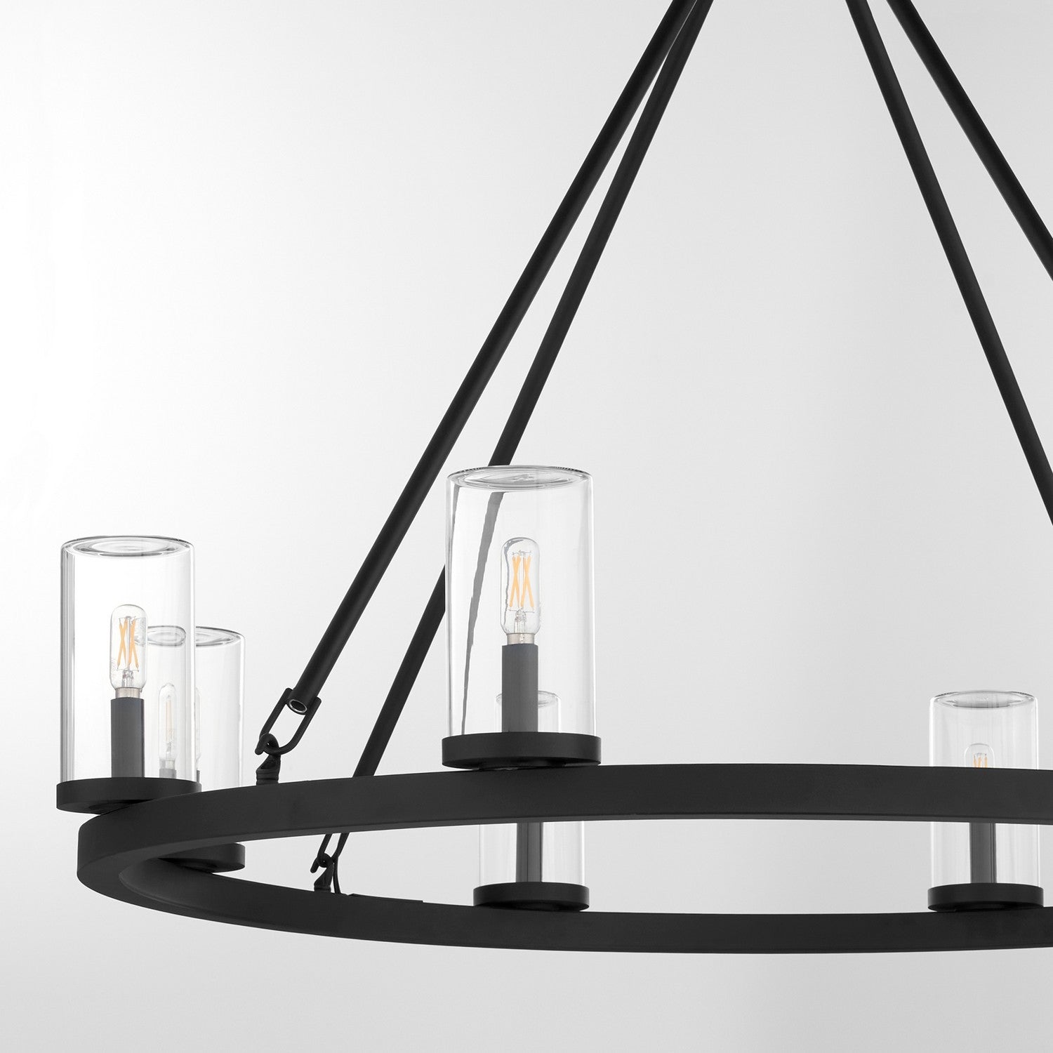 Quorum - 70-8-59 - Eight Light Chandelier - Gentry - Matte Black