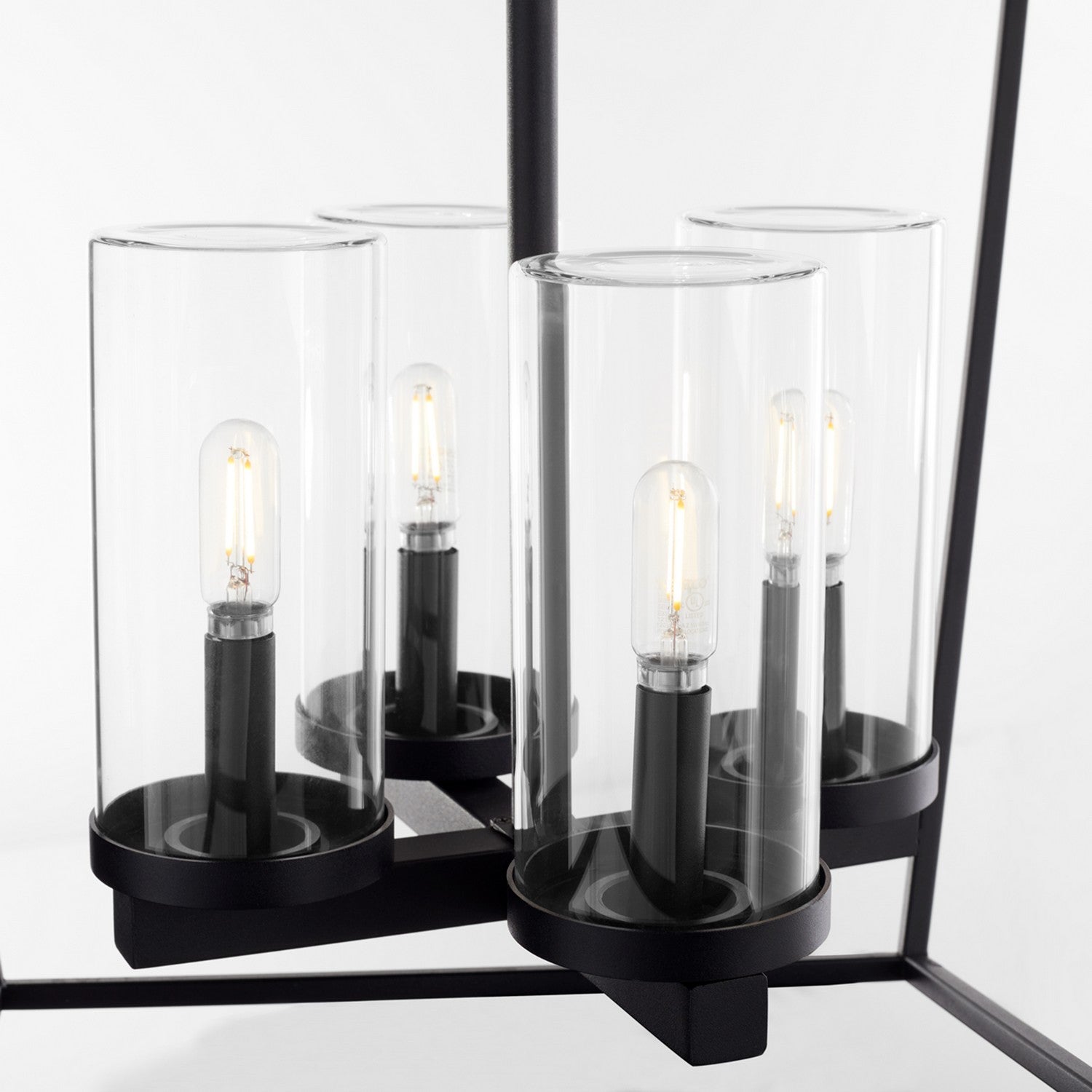 Quorum - 71-4-59 - Four Light Pendant - Odeon - Matte Black