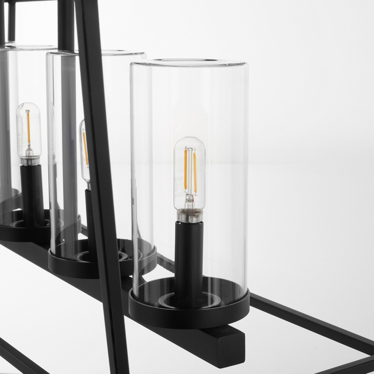 Quorum - 71-5-59 - Five Light Linear Chandelier - Odeon - Matte Black
