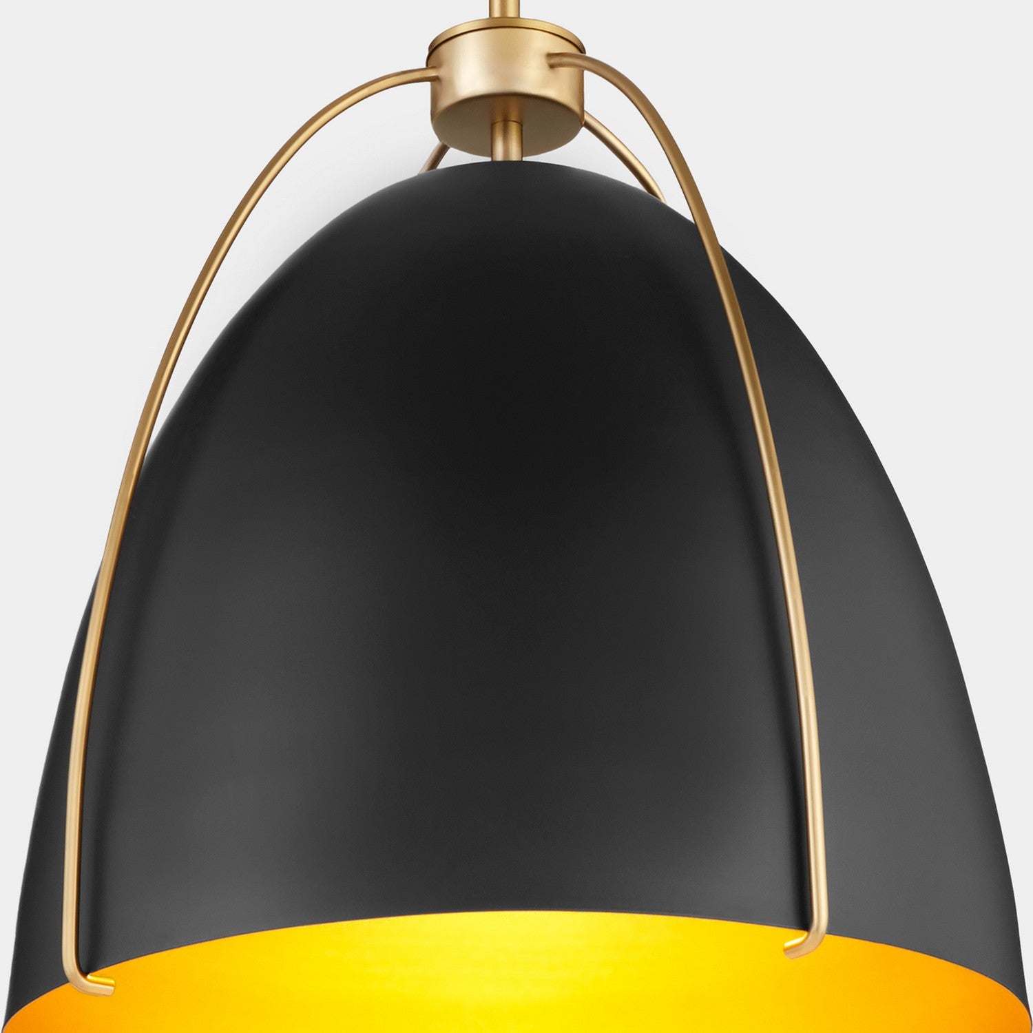 Quorum - 860-3-5980 - Three Light Pendant - Jamie - Matte Black w/ Aged Brass