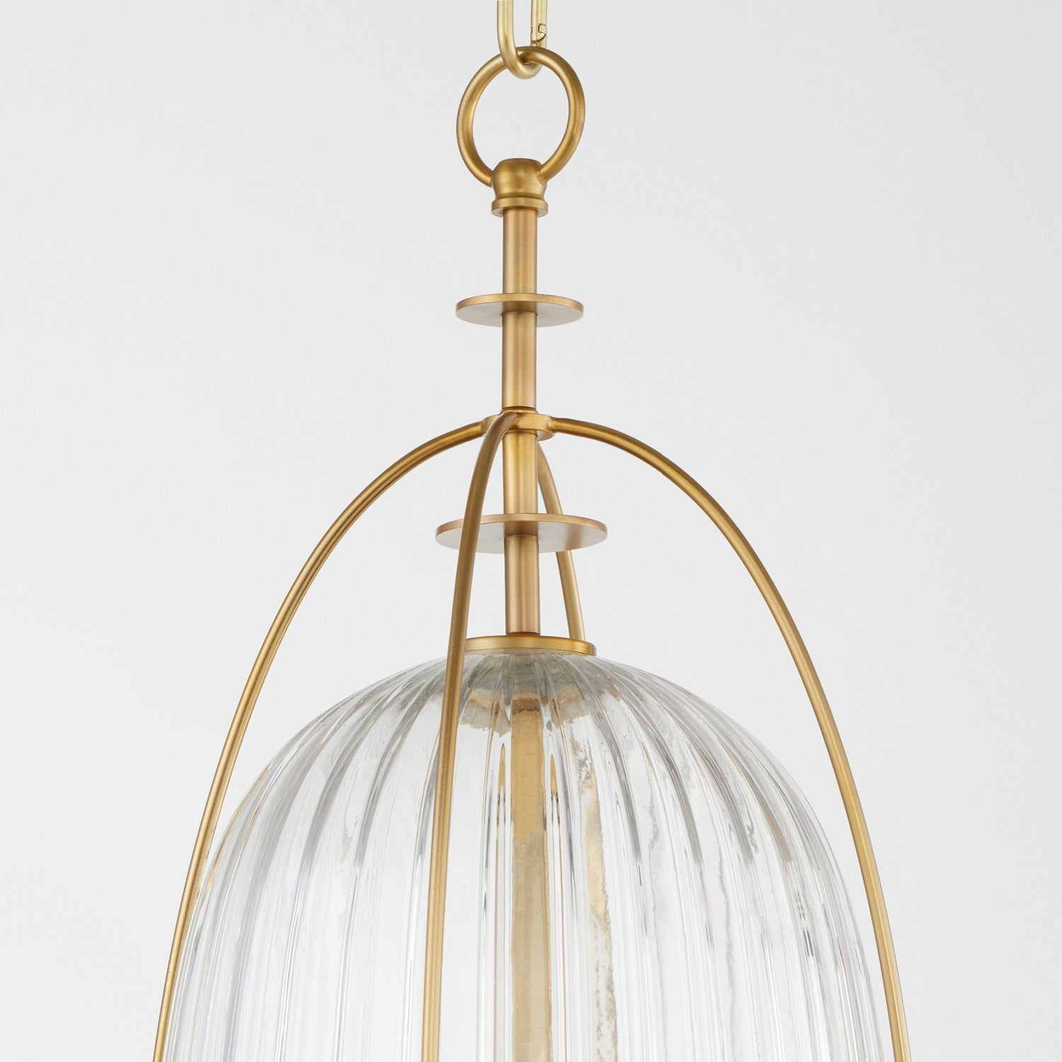 Quorum - 863-3-80 - Three Light Pendant - Alice - Aged Brass