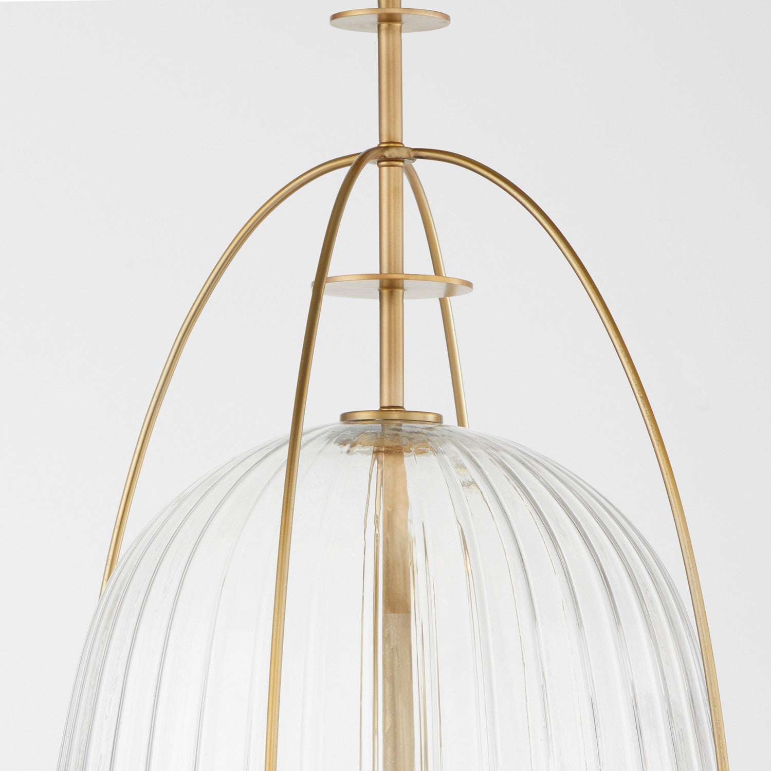 Quorum - 864-3-80 - Three Light Pendant - Alice - Aged Brass
