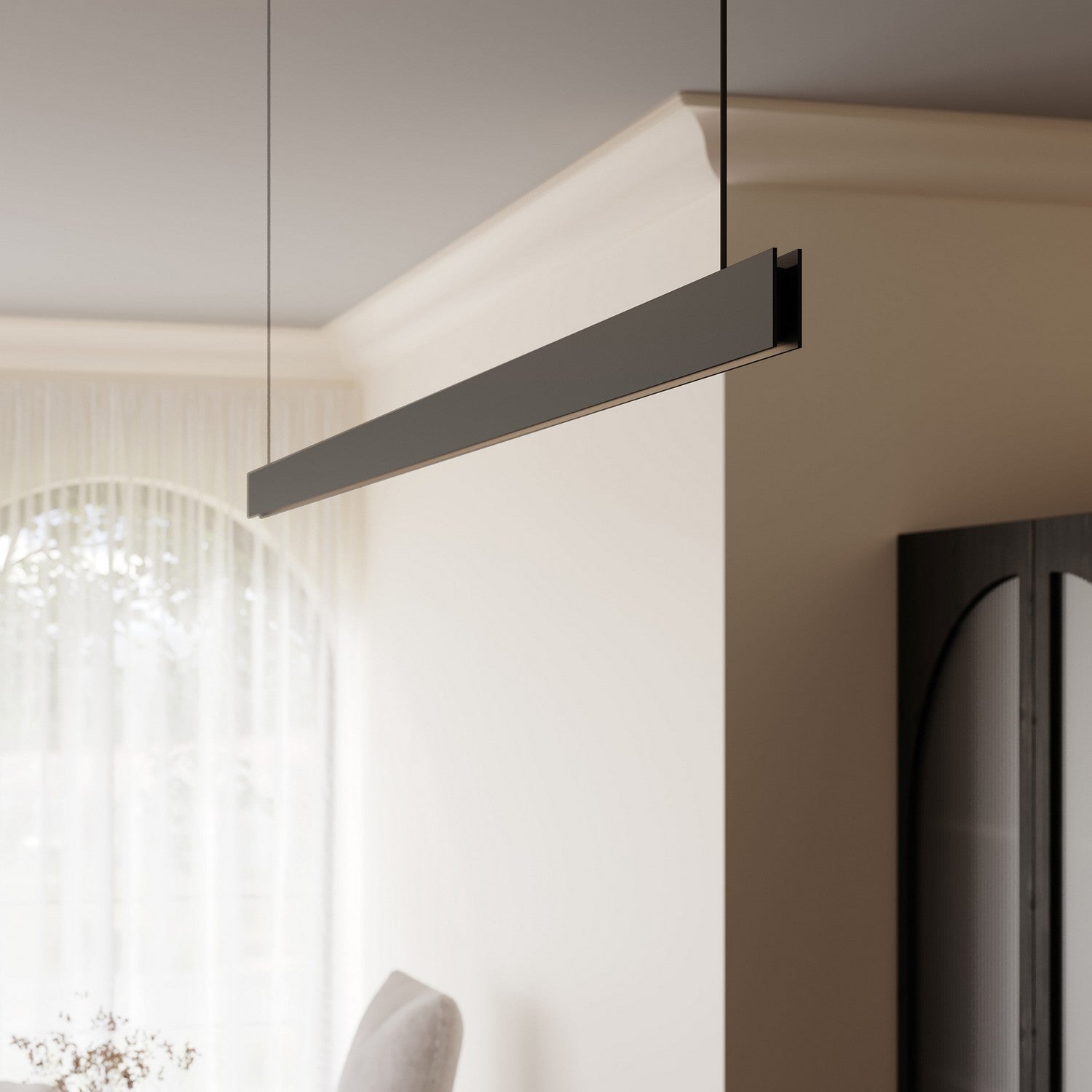 Sonneman - 3466.97 - LED Pendant - Lithe - Textured Black