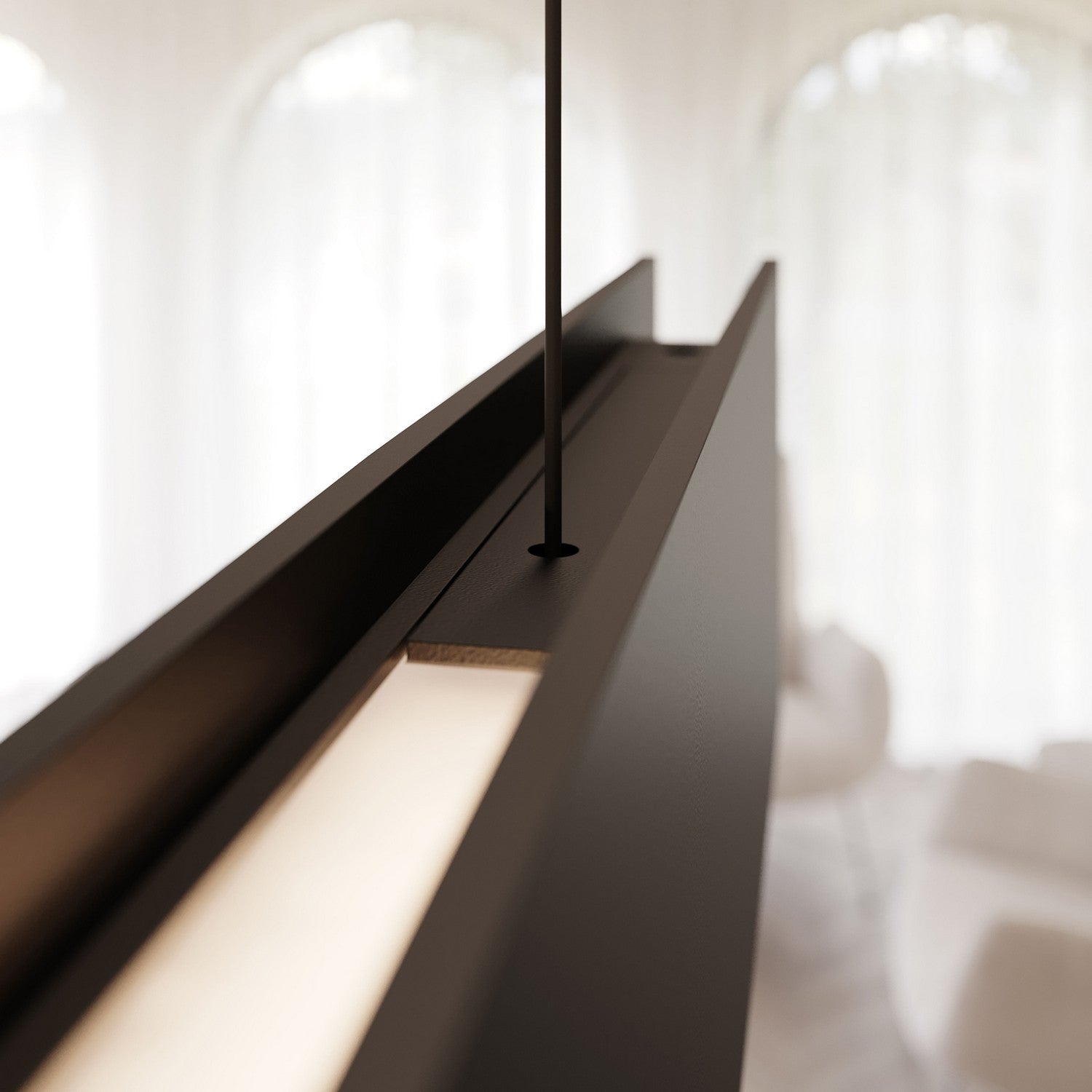 Sonneman - 3466.97 - LED Pendant - Lithe - Textured Black