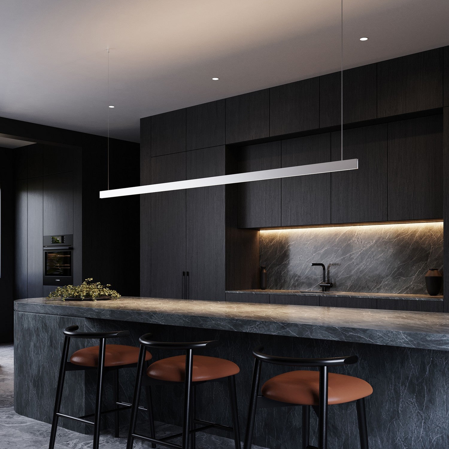 Sonneman - 3468.77 - LED Pendant - Lithe - Natural Anodized