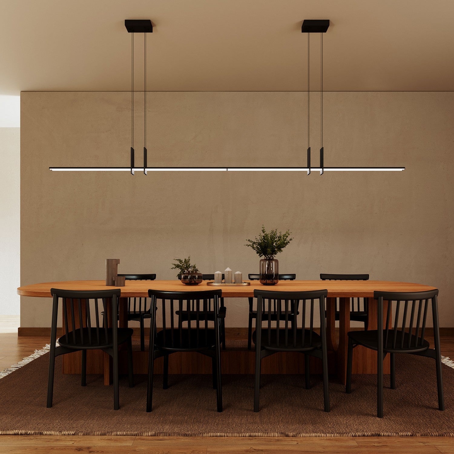 Sonneman - 3779.25 - LED Pendant - Fino Duo - Satin Black