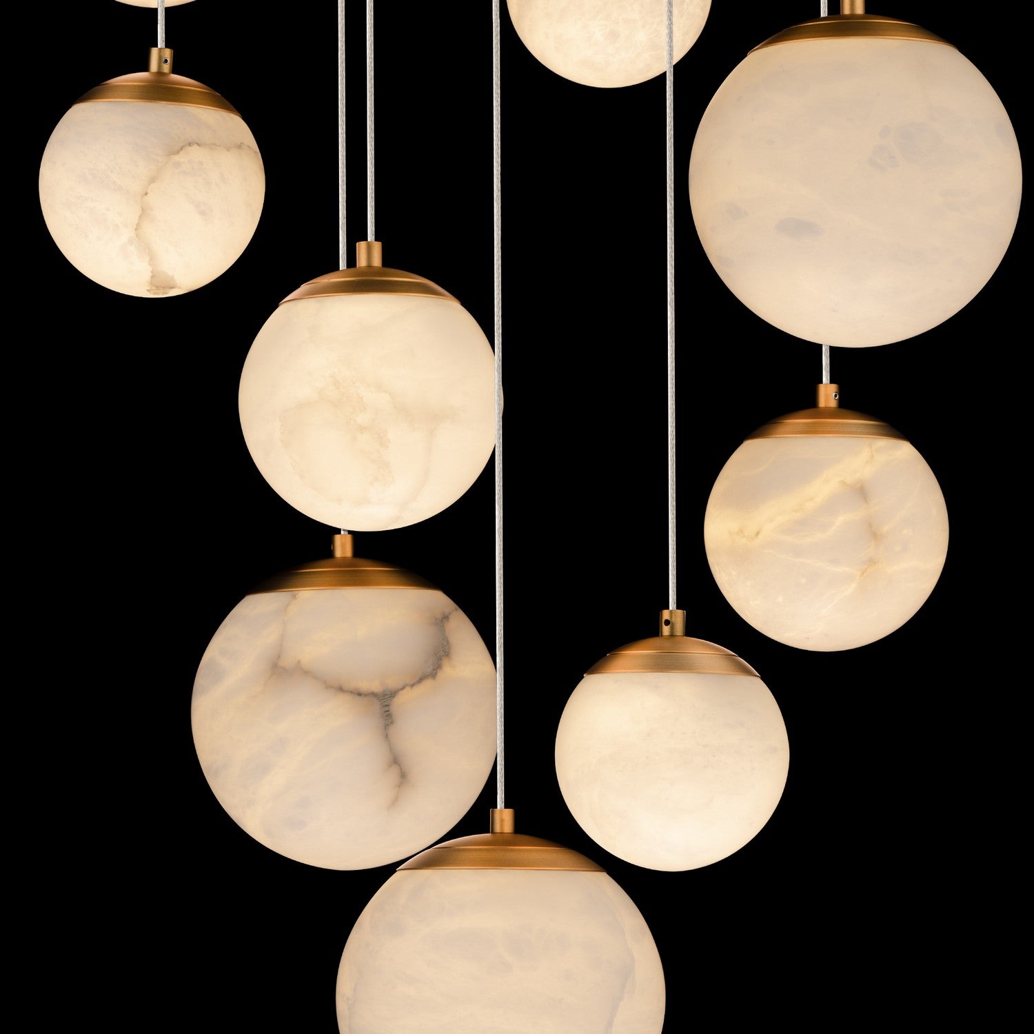 Modern Forms - PD-34409R-AB - LED Pendant - Pisces - Aged Brass