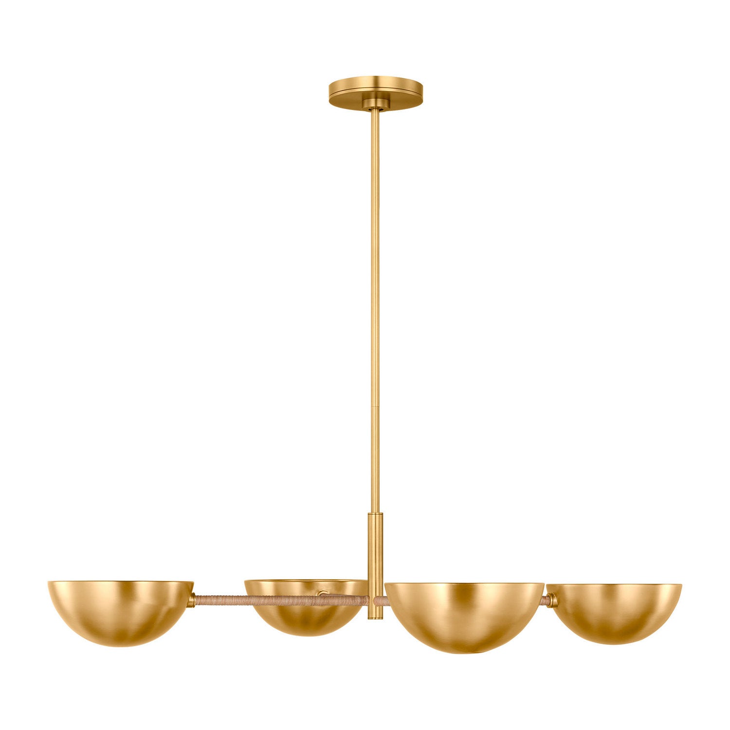 Visual Comfort Studio - LXC1134BBS - Four Light Chandelier - Balleroy - Burnished Brass