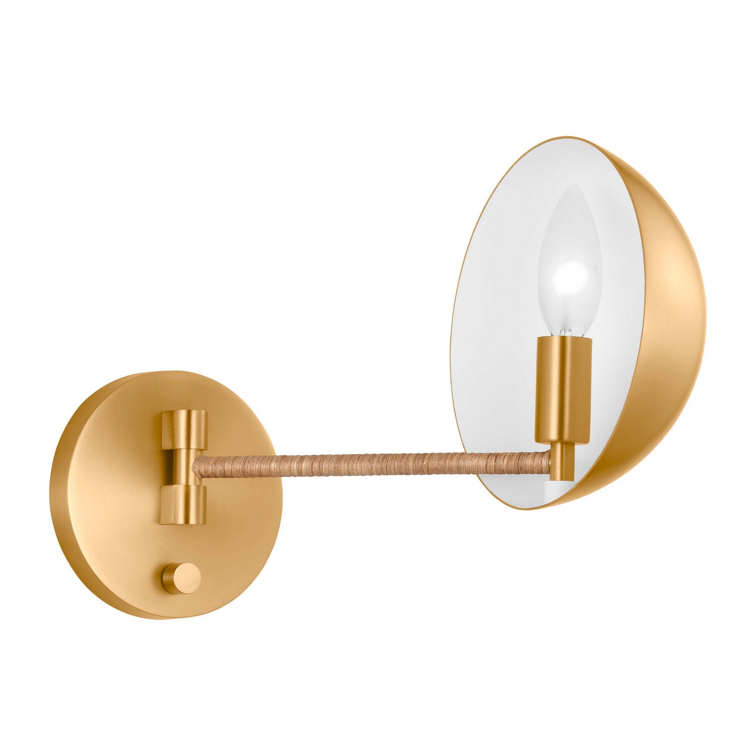 Visual Comfort Studio - LXW1071BBS - One Light Wall Sconce - Balleroy - Burnished Brass