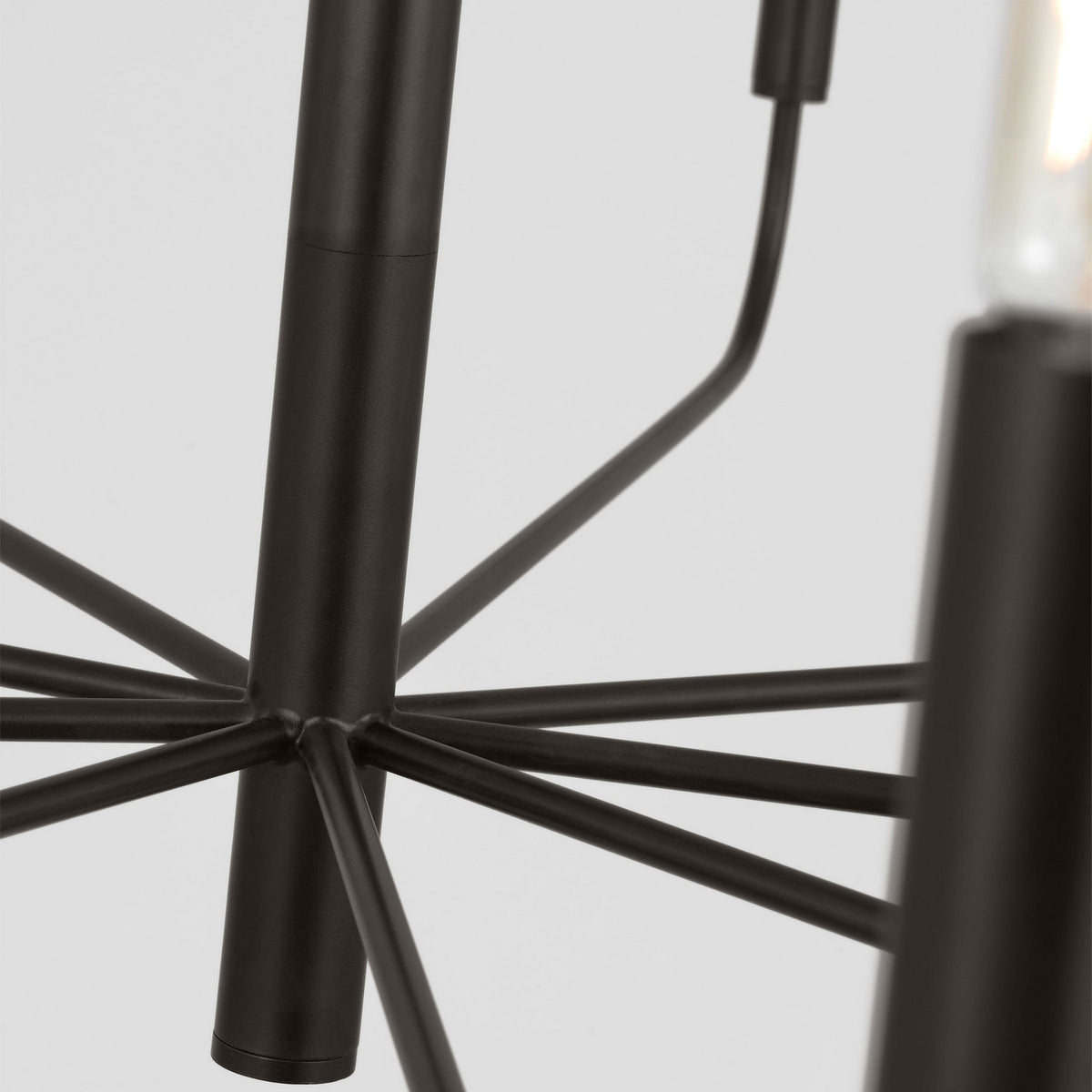 Visual Comfort Studio - EC1319AI - Nine Light Chandelier - Brianna - Aged Iron