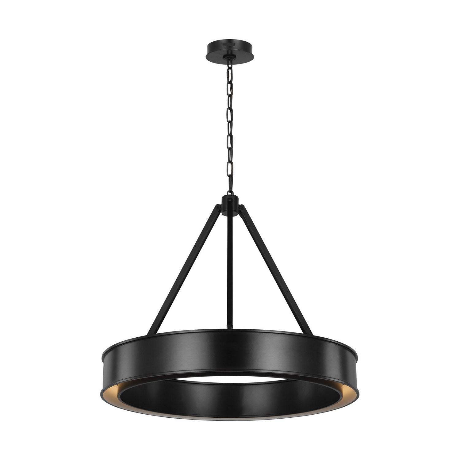 Visual Comfort Studio - LC1211AI-L1 - LED Chandelier - Leonard - Aged Iron