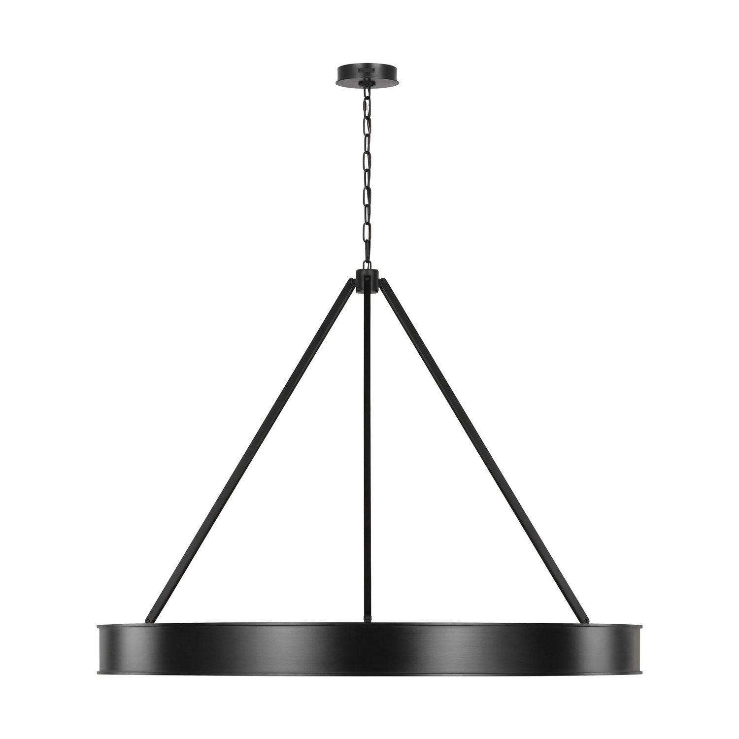 Visual Comfort Studio - LC1231AI-L1 - LED Chandelier - Leonard - Aged Iron