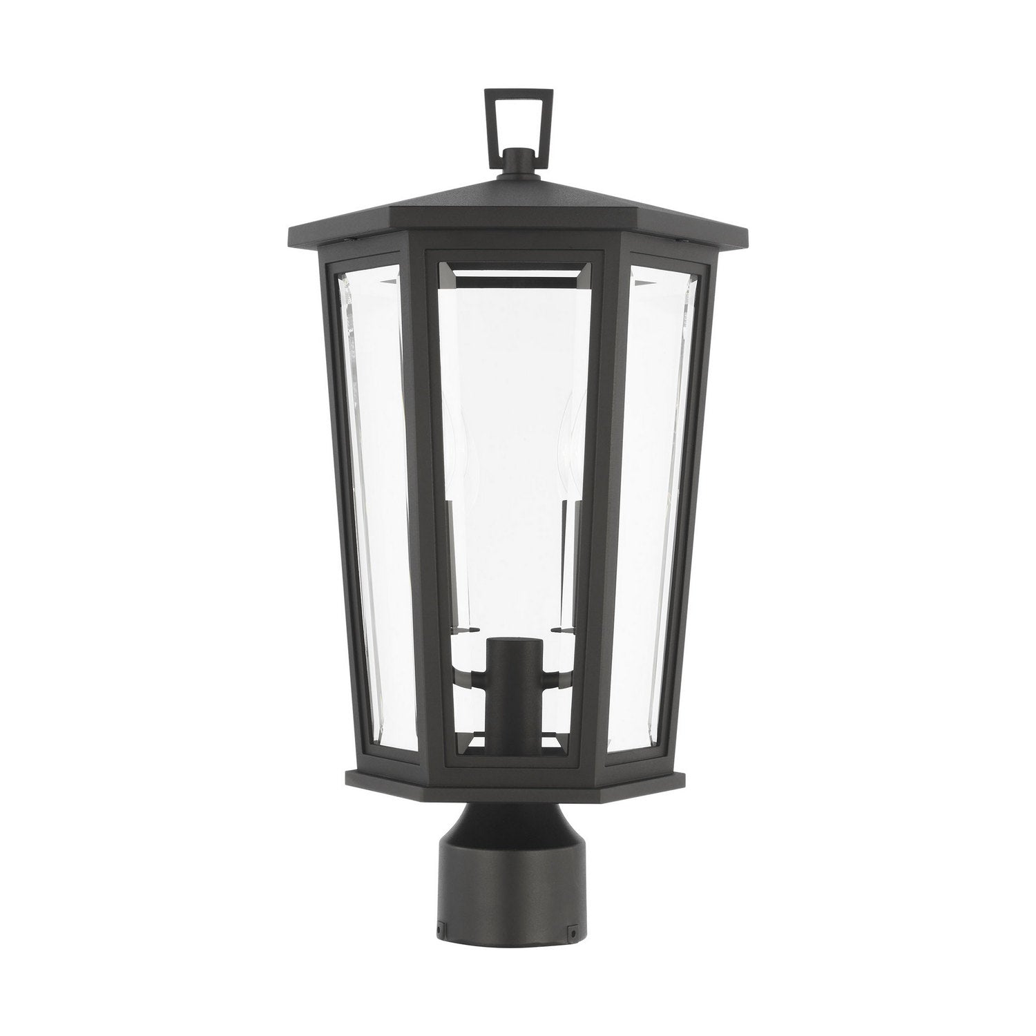 Visual Comfort Studio - SLO1092TXB - Two Light Post Lantern - Witley - Textured Black