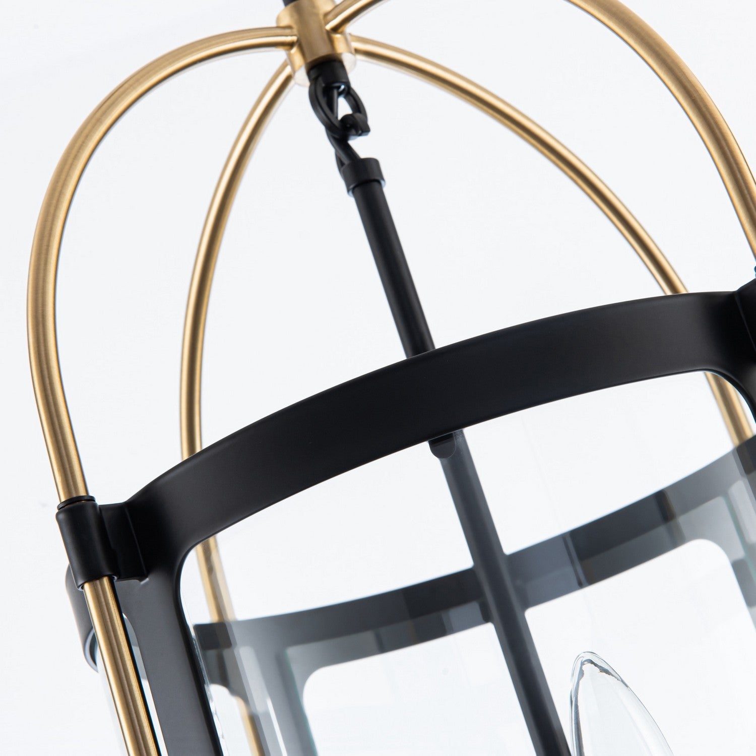Artcraft - AC11514BB - Four Light Pendant - Bonita - Black and Brushed Brass