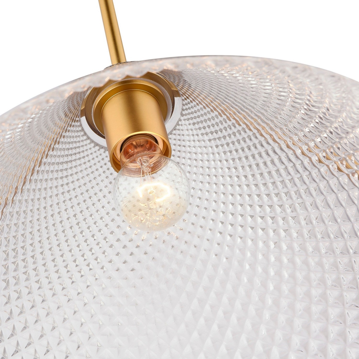 Artcraft - AC11911BR - One Light Pendant - Baltic - Brass and black