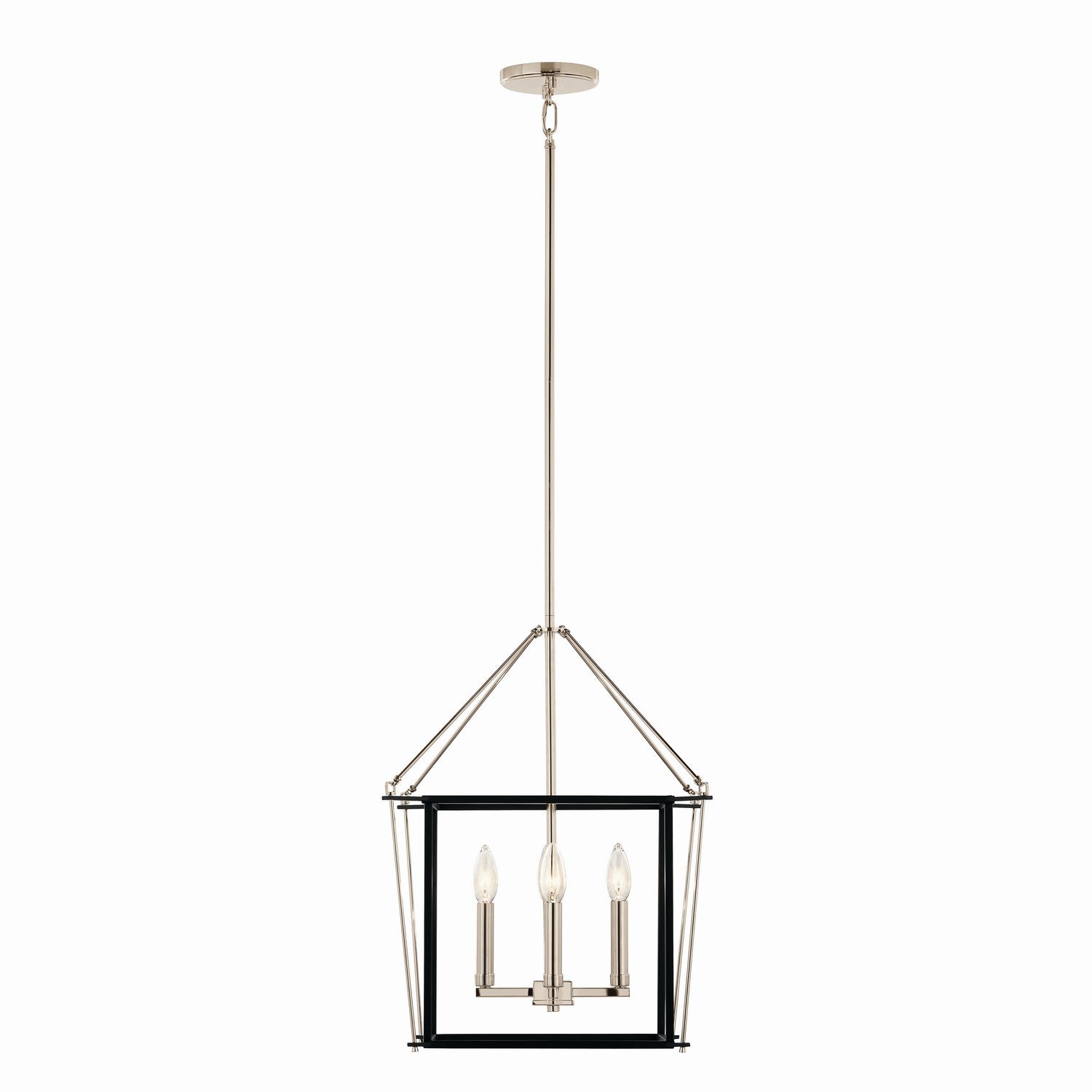 Kichler - 52626PN - Four Light Foyer Pendant - Eisley - Polished Nickel