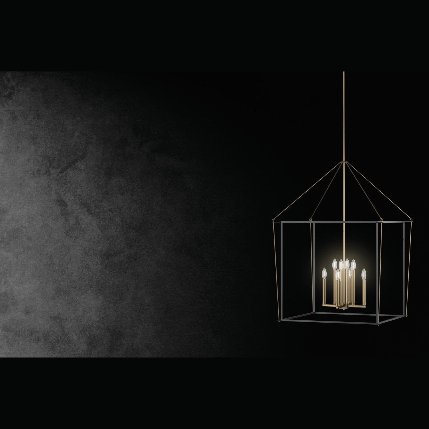 Kichler - 52628CPZ - Eight Light Foyer Pendant - Eisley - Champagne Bronze