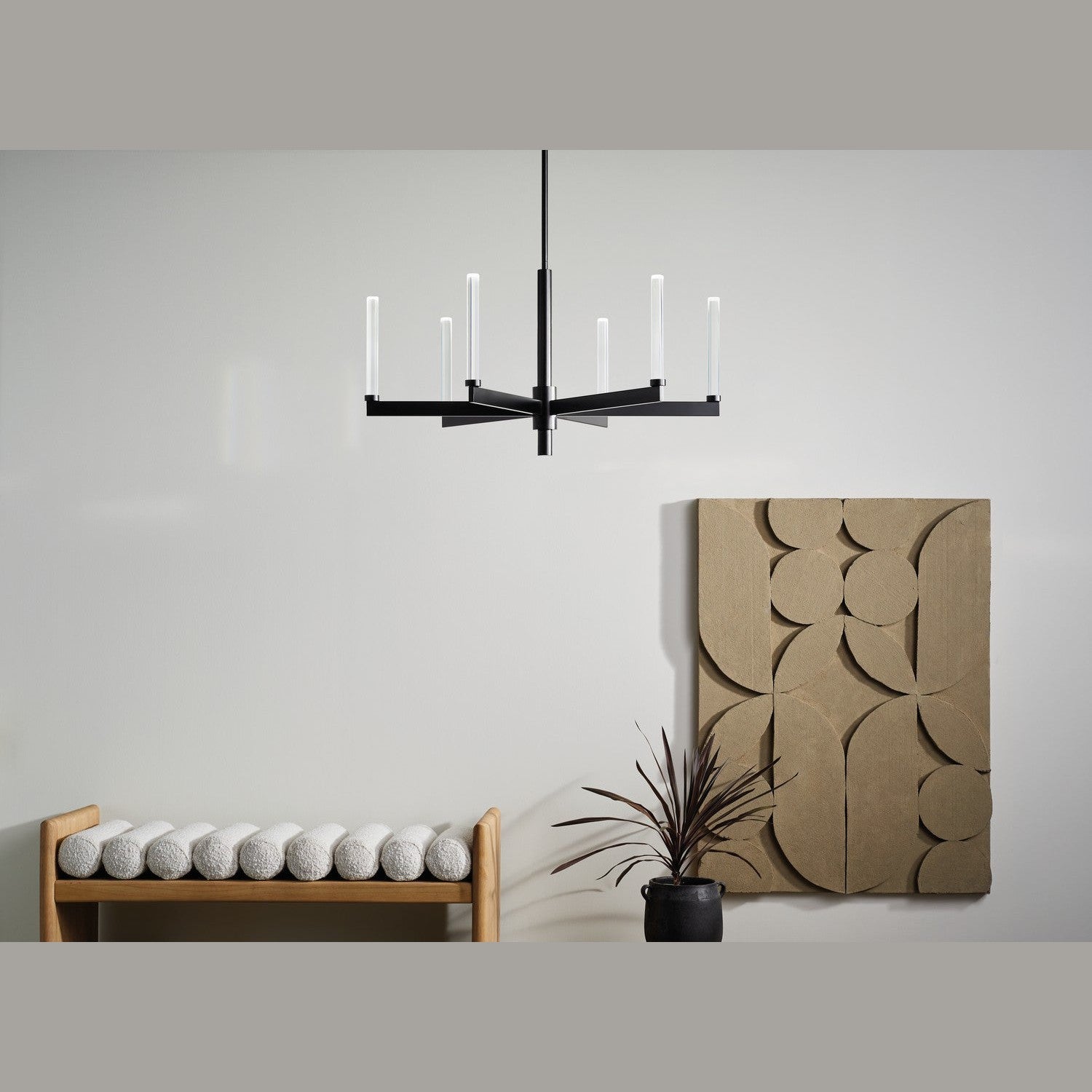 Kichler - 52667BK - LED Chandelier - Sycara - Black