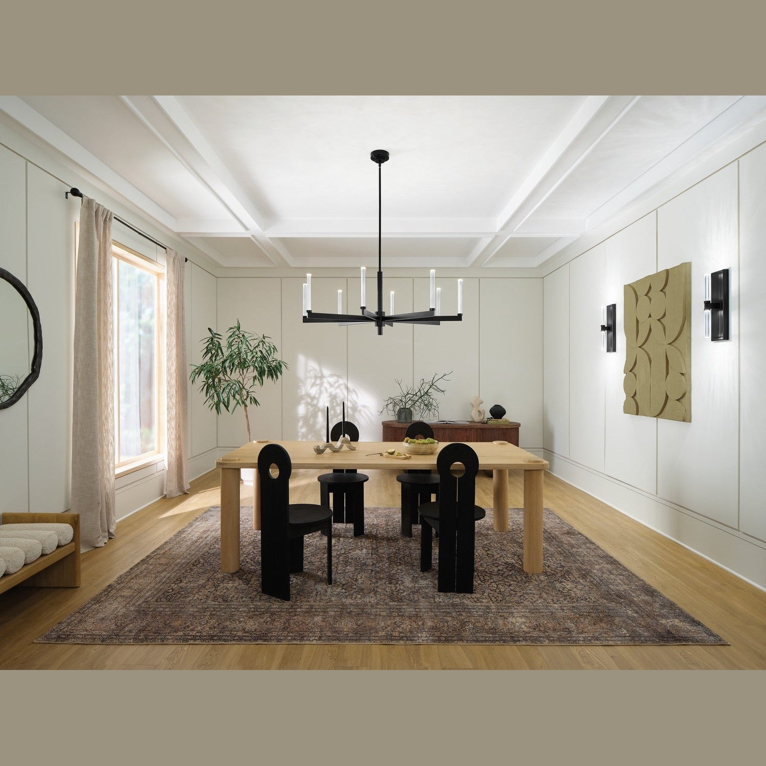 Kichler - 52668BK - LED Chandelier - Sycara - Black