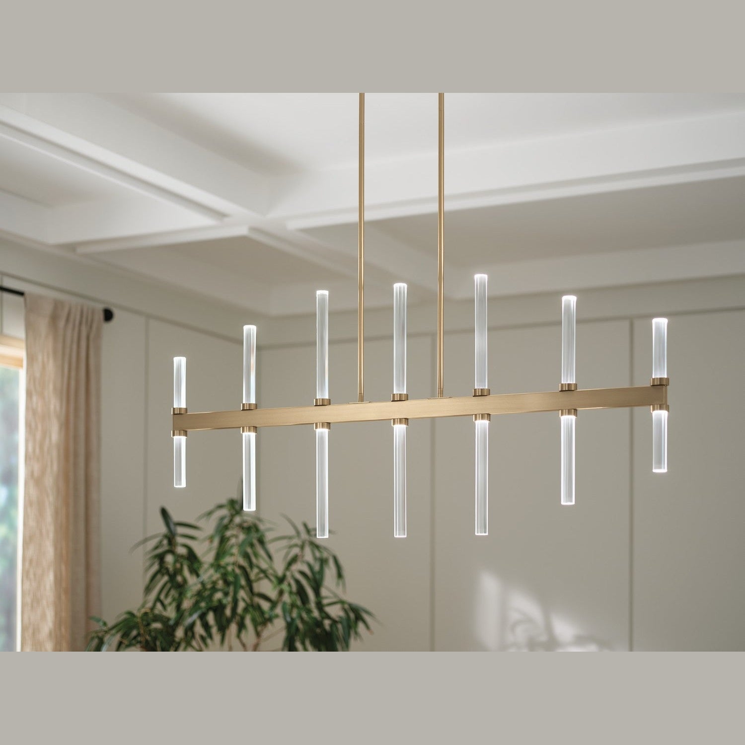 Kichler - 52670CPZ - LED Linear Chandelier - Sycara - Champagne Bronze