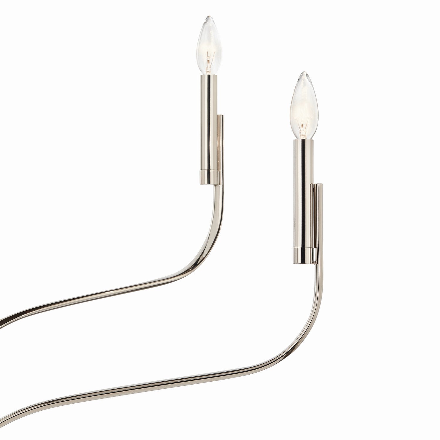 Kichler - 52673PN - Six Light Chandelier - Livadia - Polished Nickel