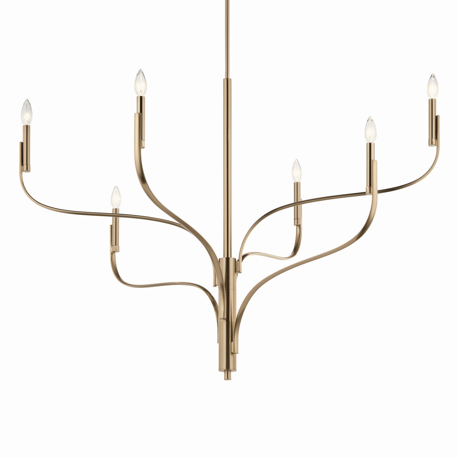 Kichler - 52674CPZ - Six Light Chandelier - Livadia - Champagne Bronze