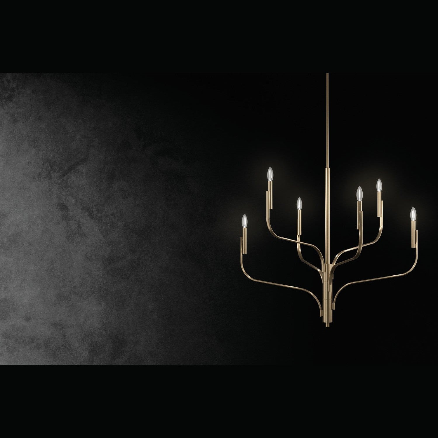 Kichler - 52675CPZ - Eight Light Chandelier - Livadia - Champagne Bronze