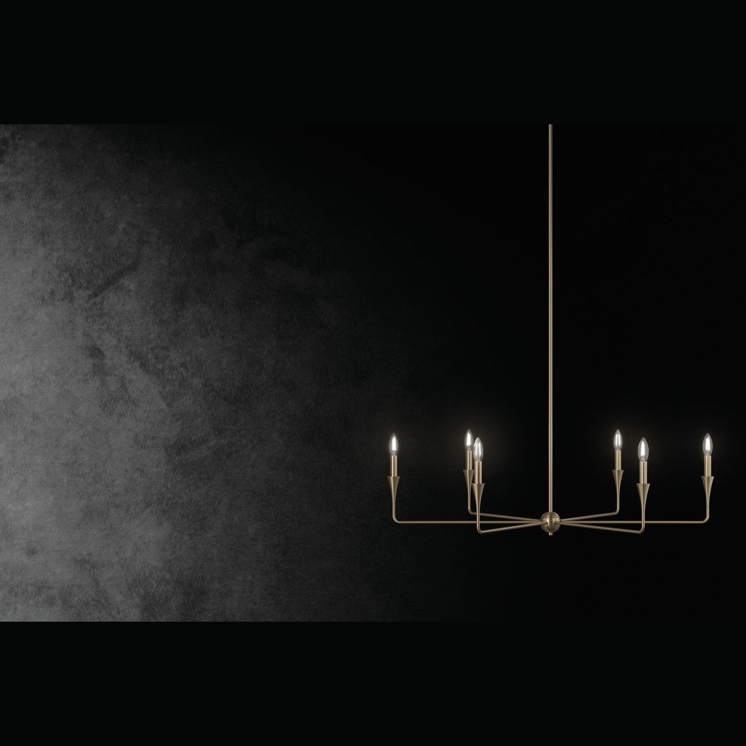 Kichler - 52690CPZ - Six Light Chandelier - Alvaro - Champagne Bronze