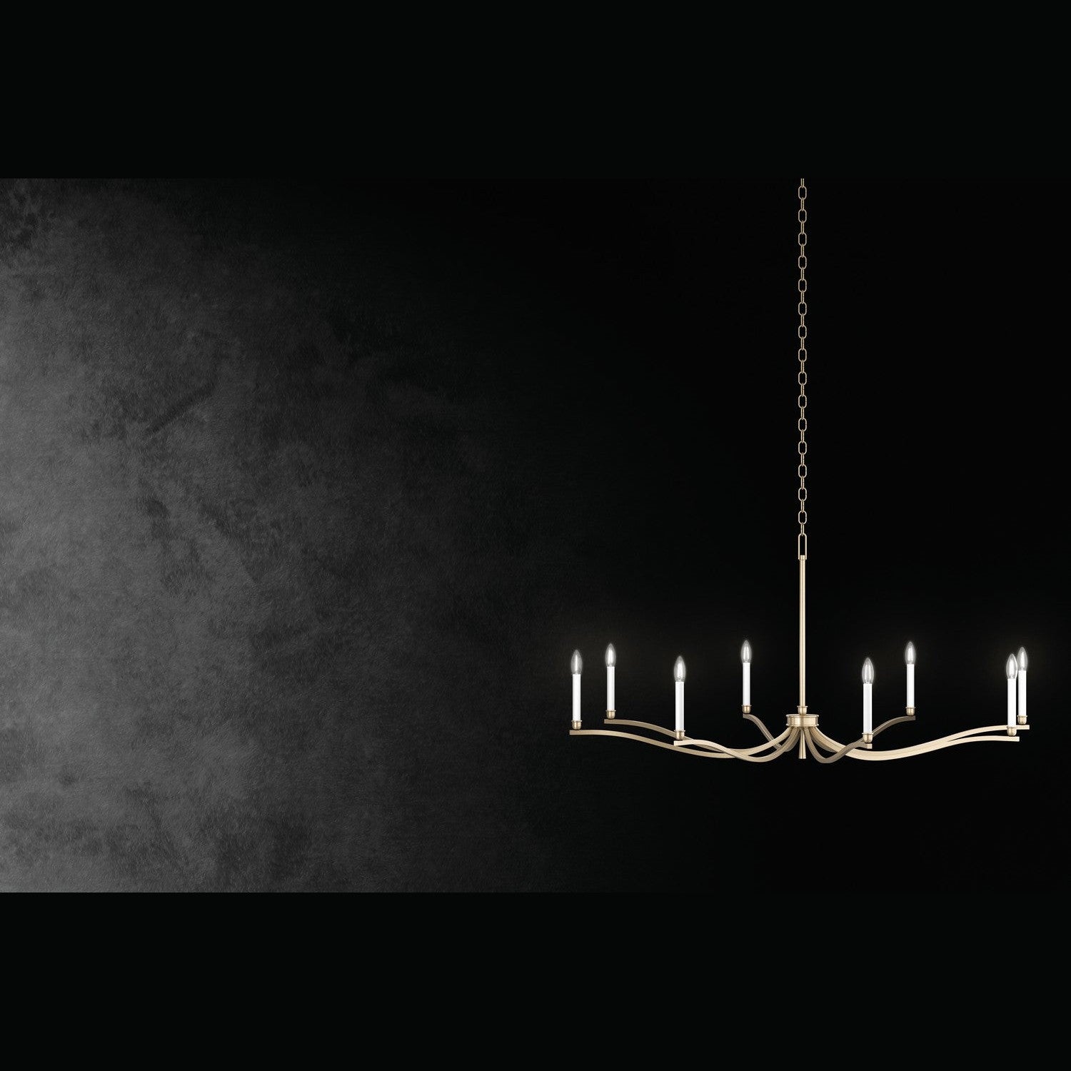 Kichler - 52696CPZ - Six Light Chandelier - Malene - Champagne Bronze