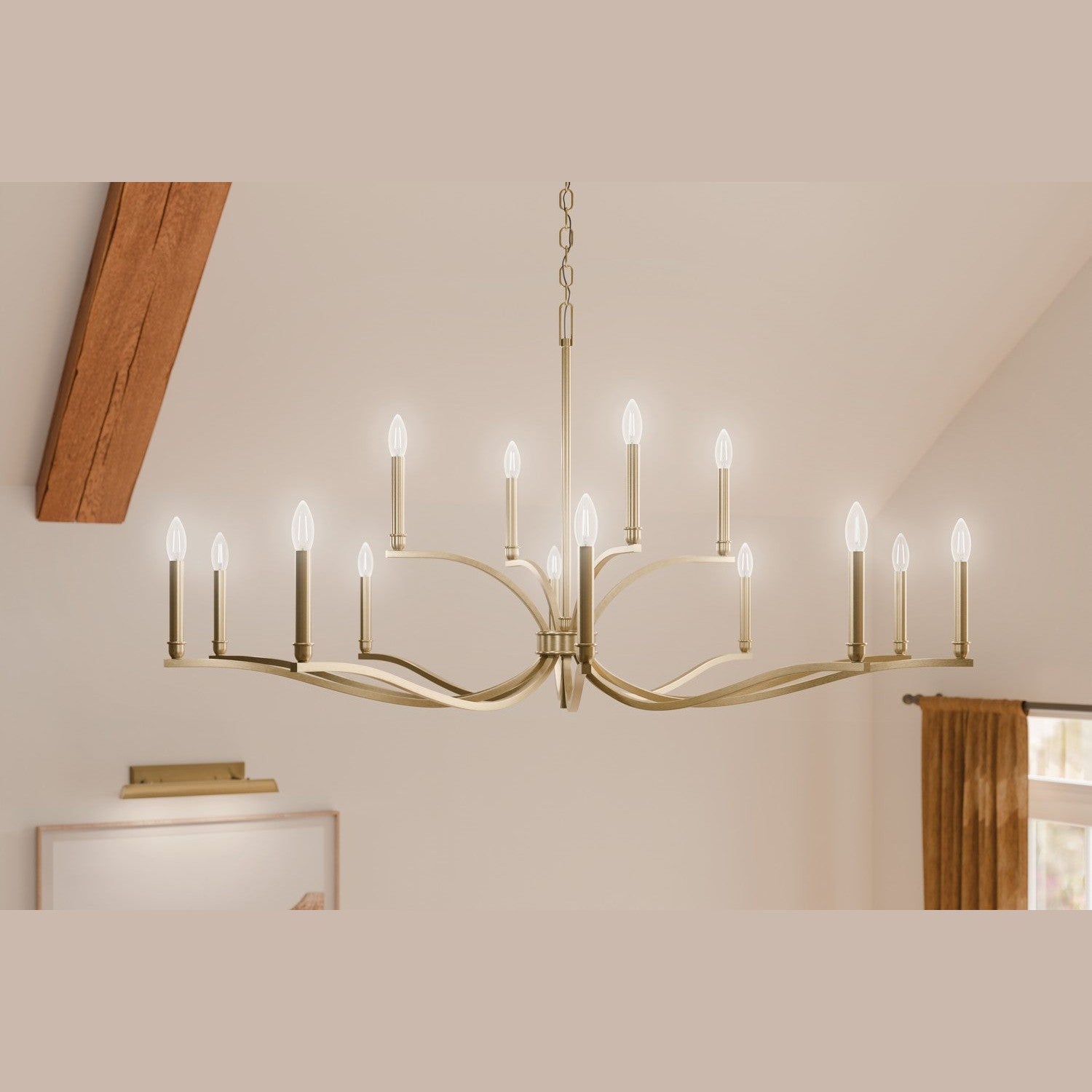 Kichler - 52698CPZ - 14 Light Chandelier - Malene - Champagne Bronze