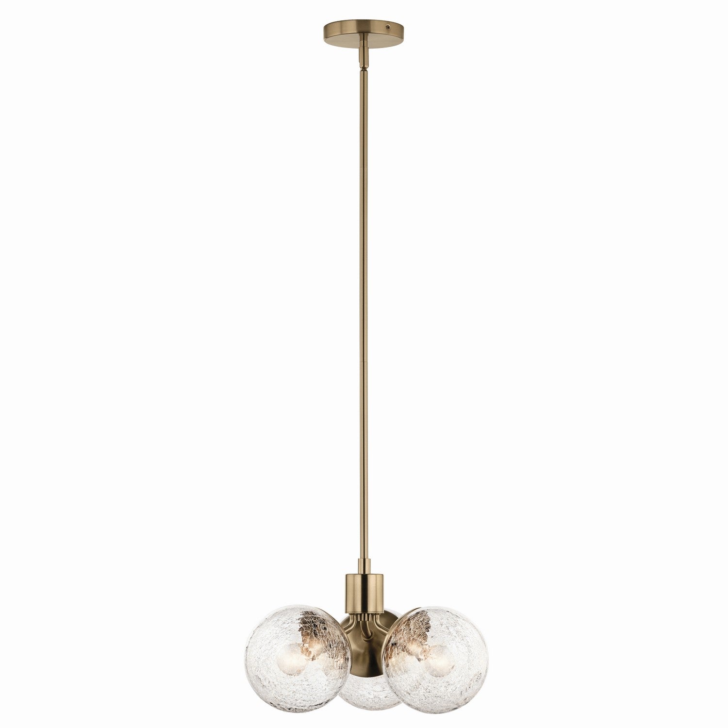 Kichler - 52700CPZ - Three Light Chandelier/Semi Flush - Silvarious - Champagne Bronze