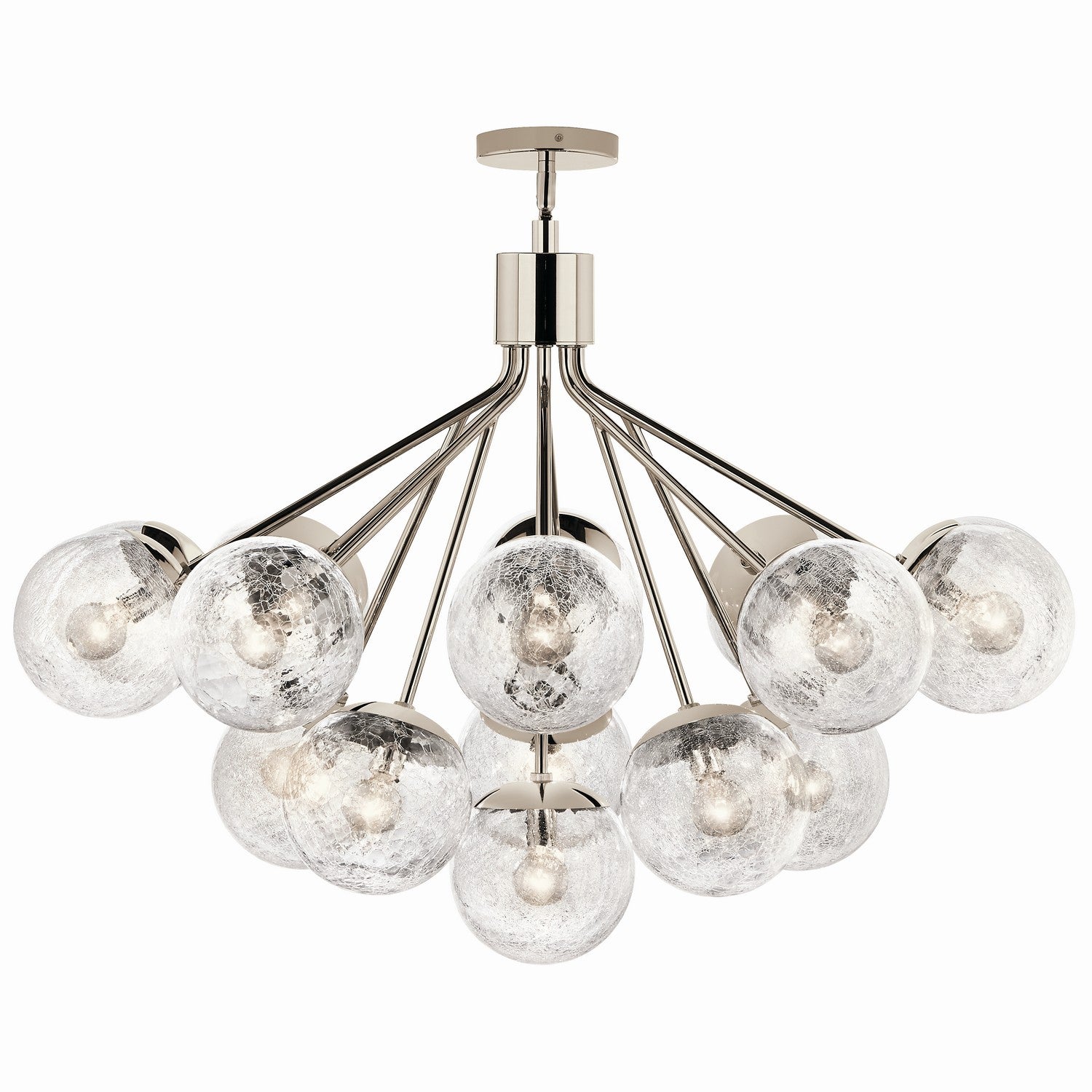 Kichler - 52702PN - 16 Light Chandelier Convertible - Silvarious - Polished Nickel