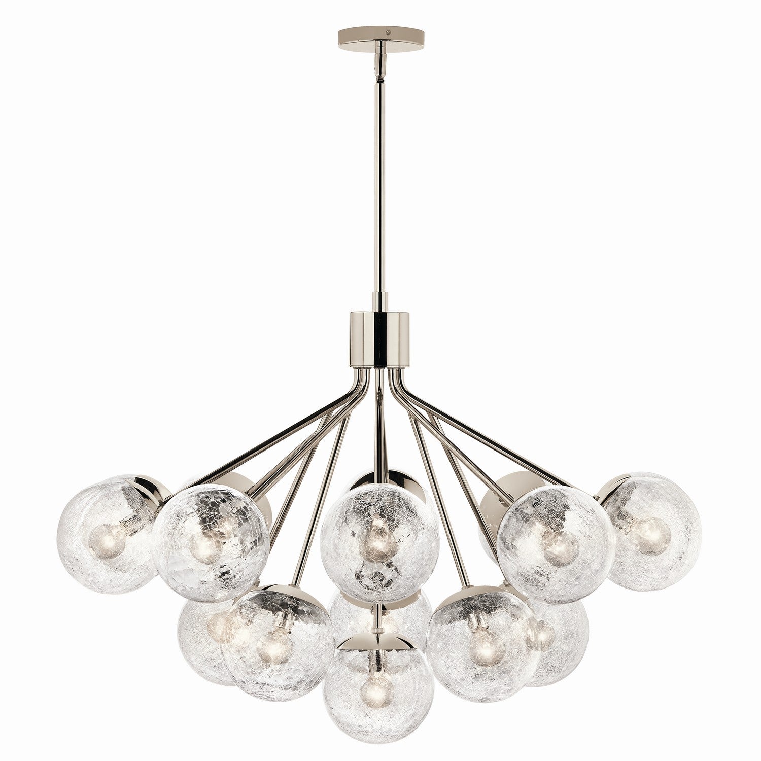 Kichler - 52702PN - 16 Light Chandelier Convertible - Silvarious - Polished Nickel