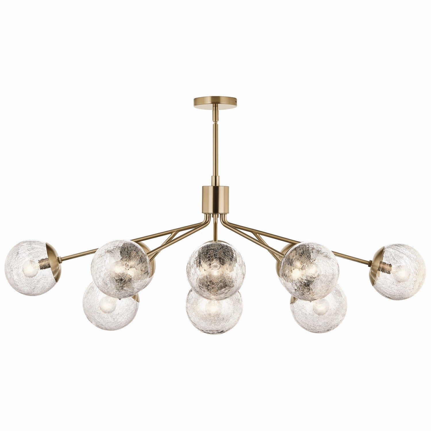Kichler - 52703CPZ - 12 Light Linear Chandelier Convertible - Silvarious - Champagne Bronze