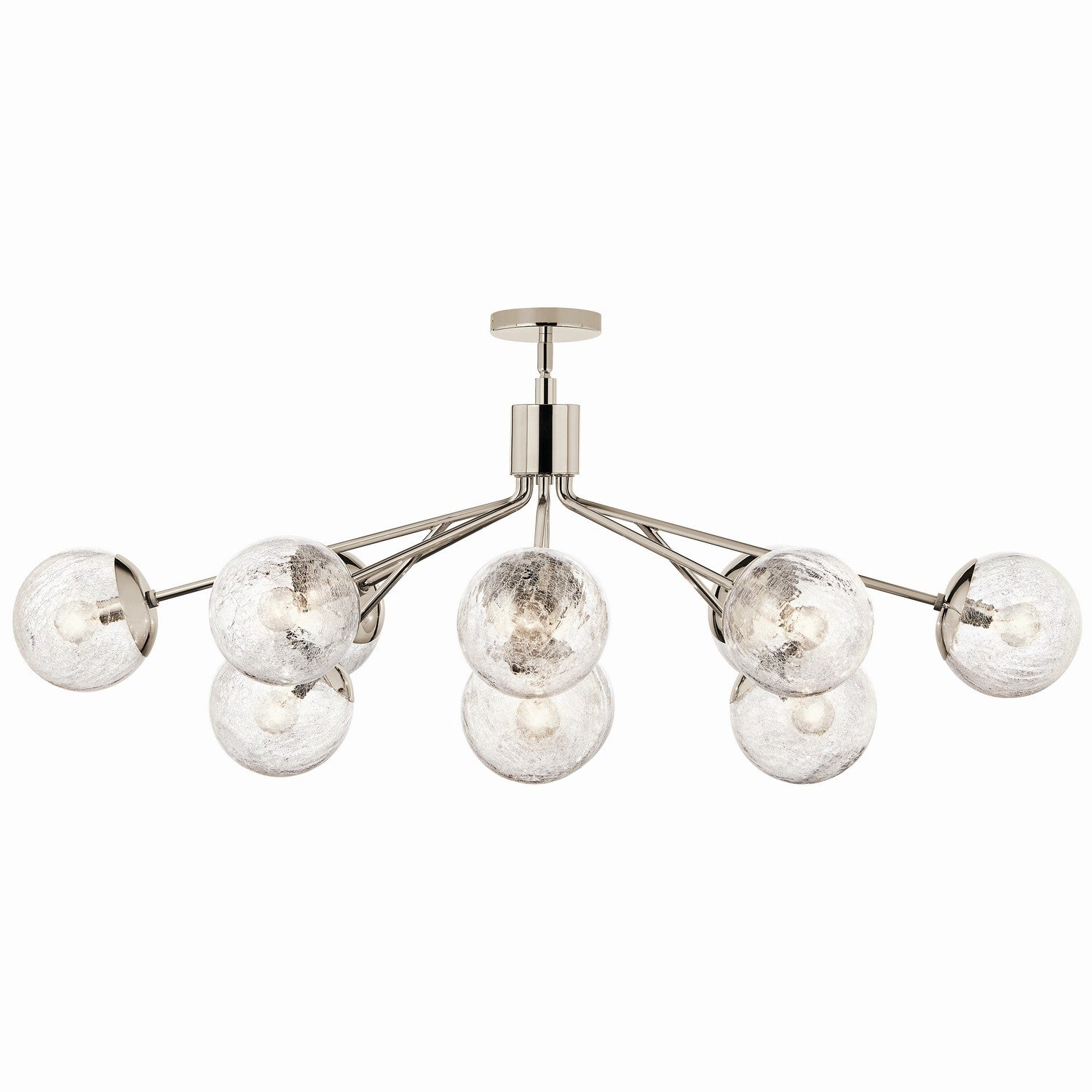 Kichler - 52703PN - 12 Light Linear Chandelier Convertible - Silvarious - Polished Nickel