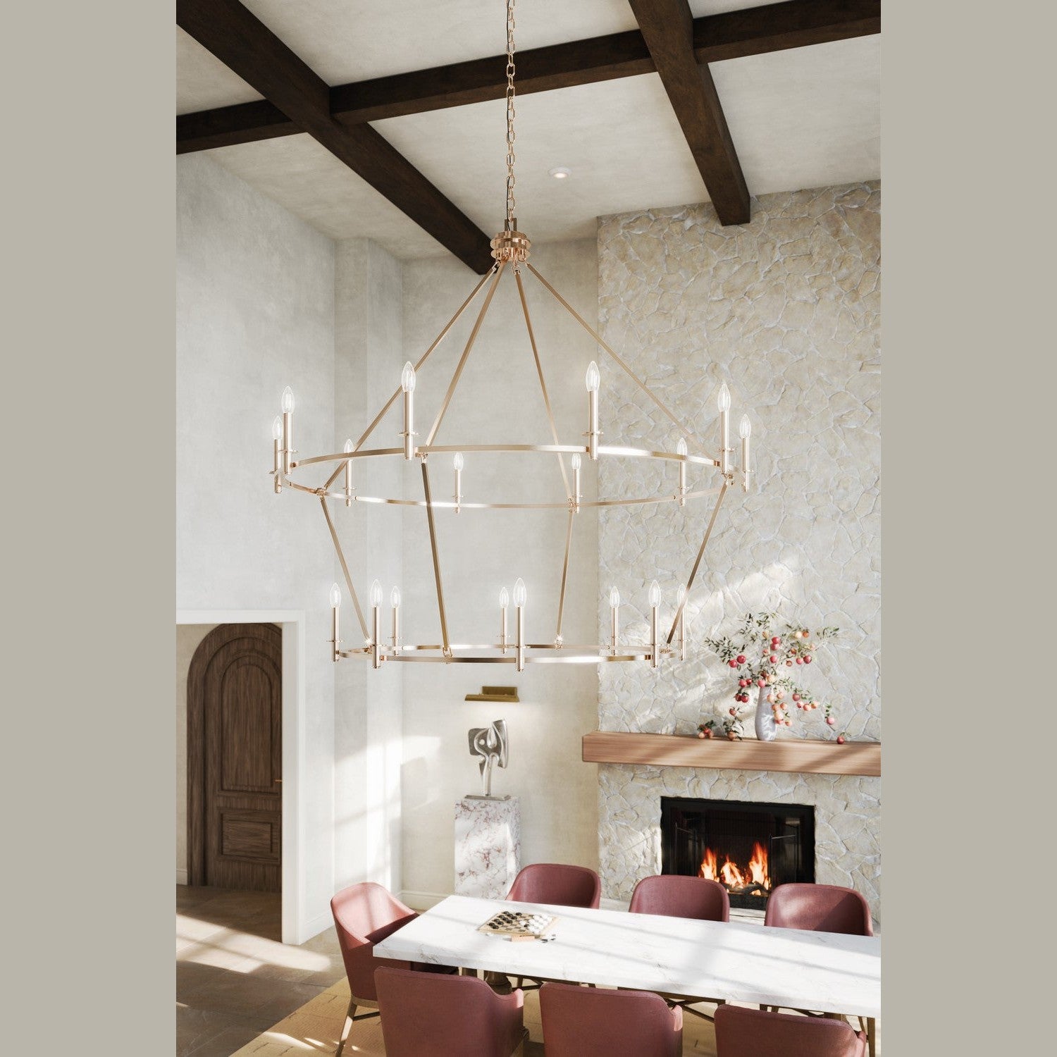 Kichler - 52708PN - 18 Light Chandelier - Carrick - Polished Nickel