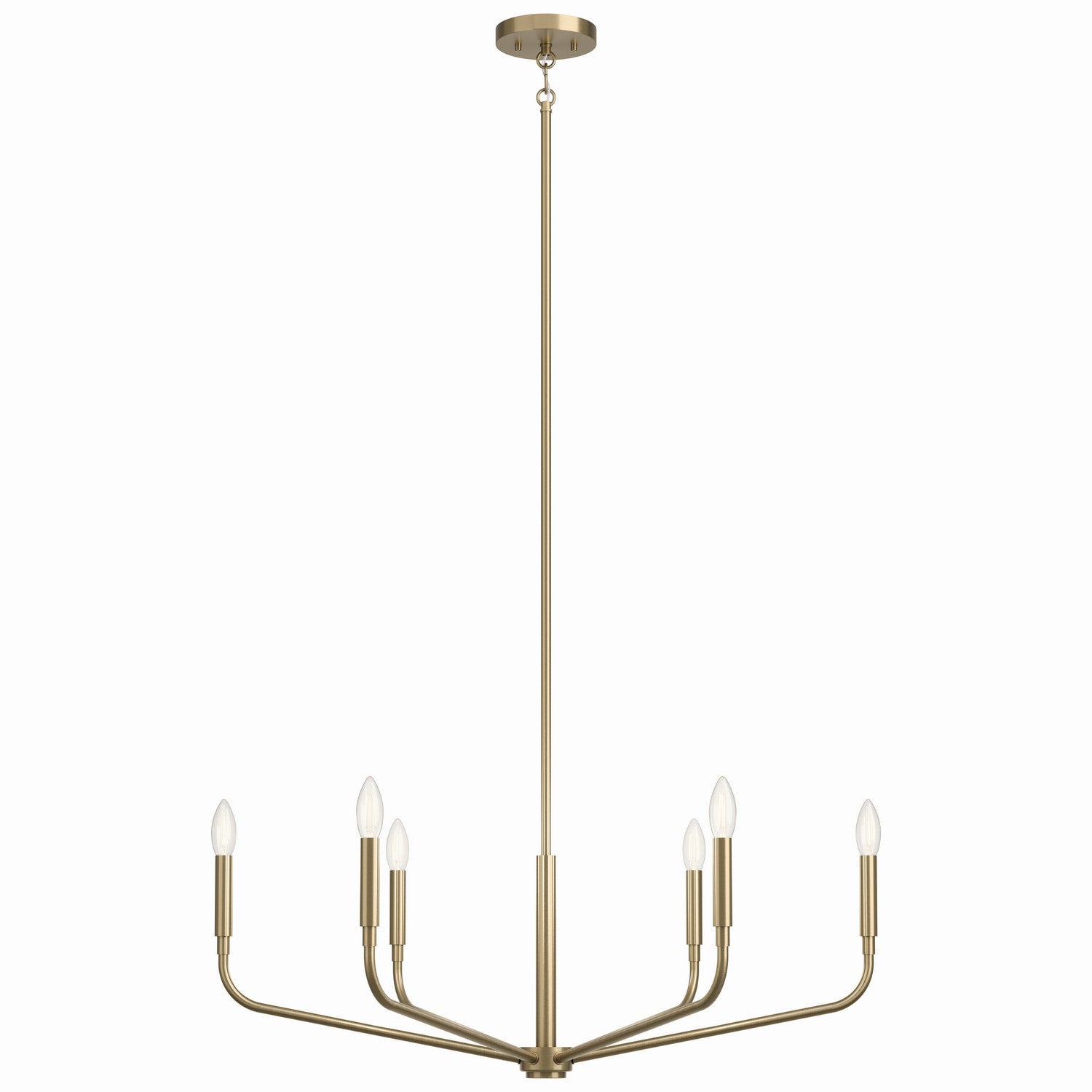 Kichler - 52718CPZ - Six Light Chandelier - Madden - Champagne Bronze