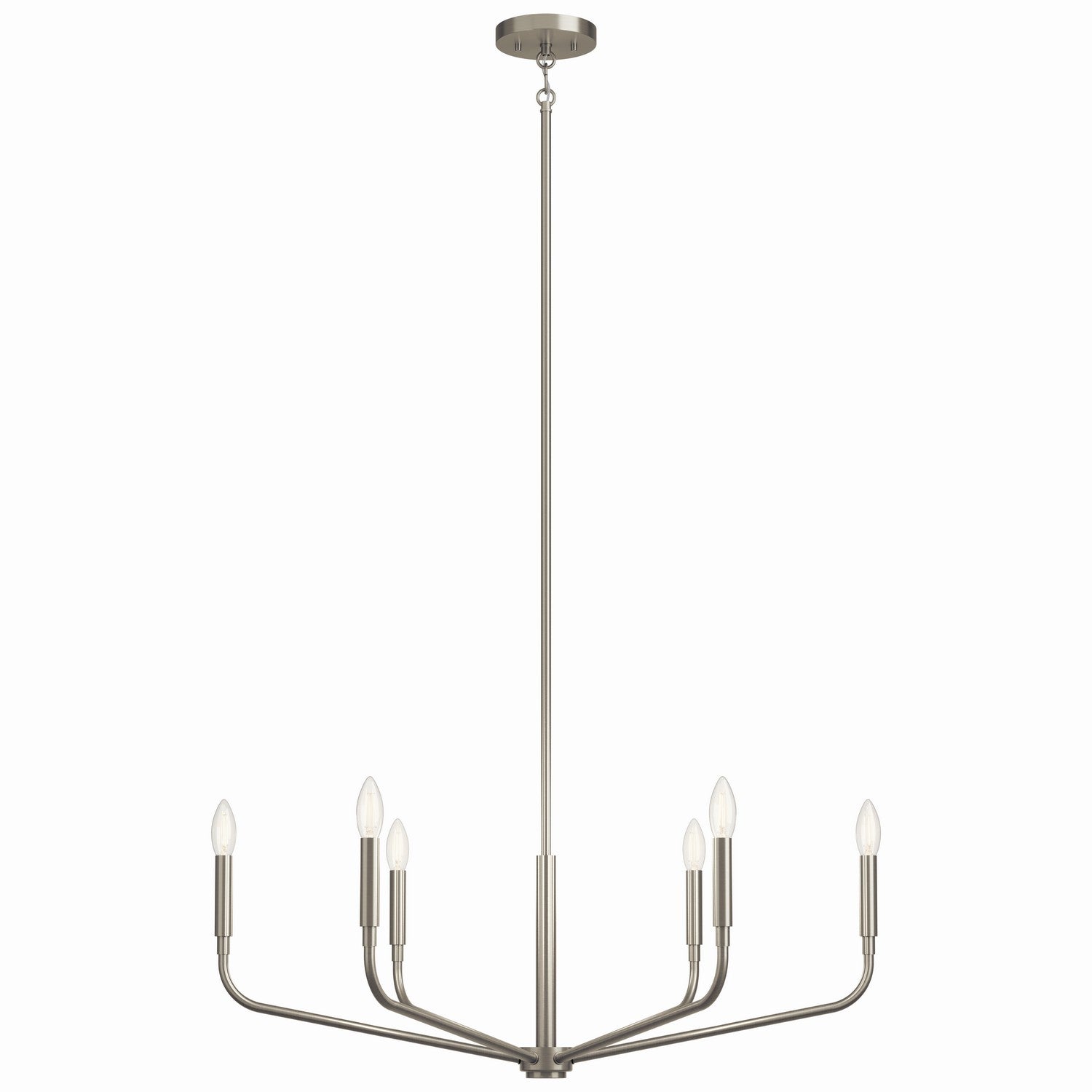Kichler - 52718NI - Six Light Chandelier - Madden - Brushed Nickel