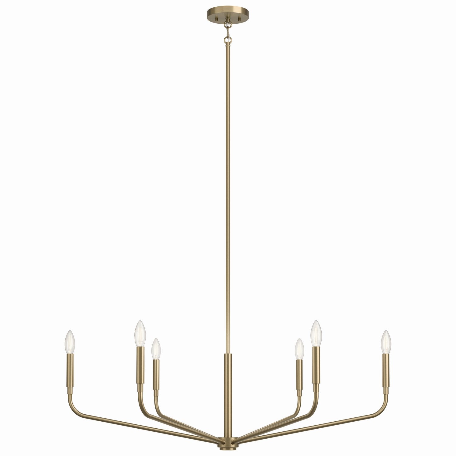 Kichler - 52719CPZ - Six Light Chandelier - Madden - Champagne Bronze